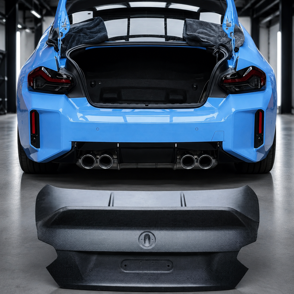 CSL Style Carbon Fiber Rear Trunk - BMW G87 M2