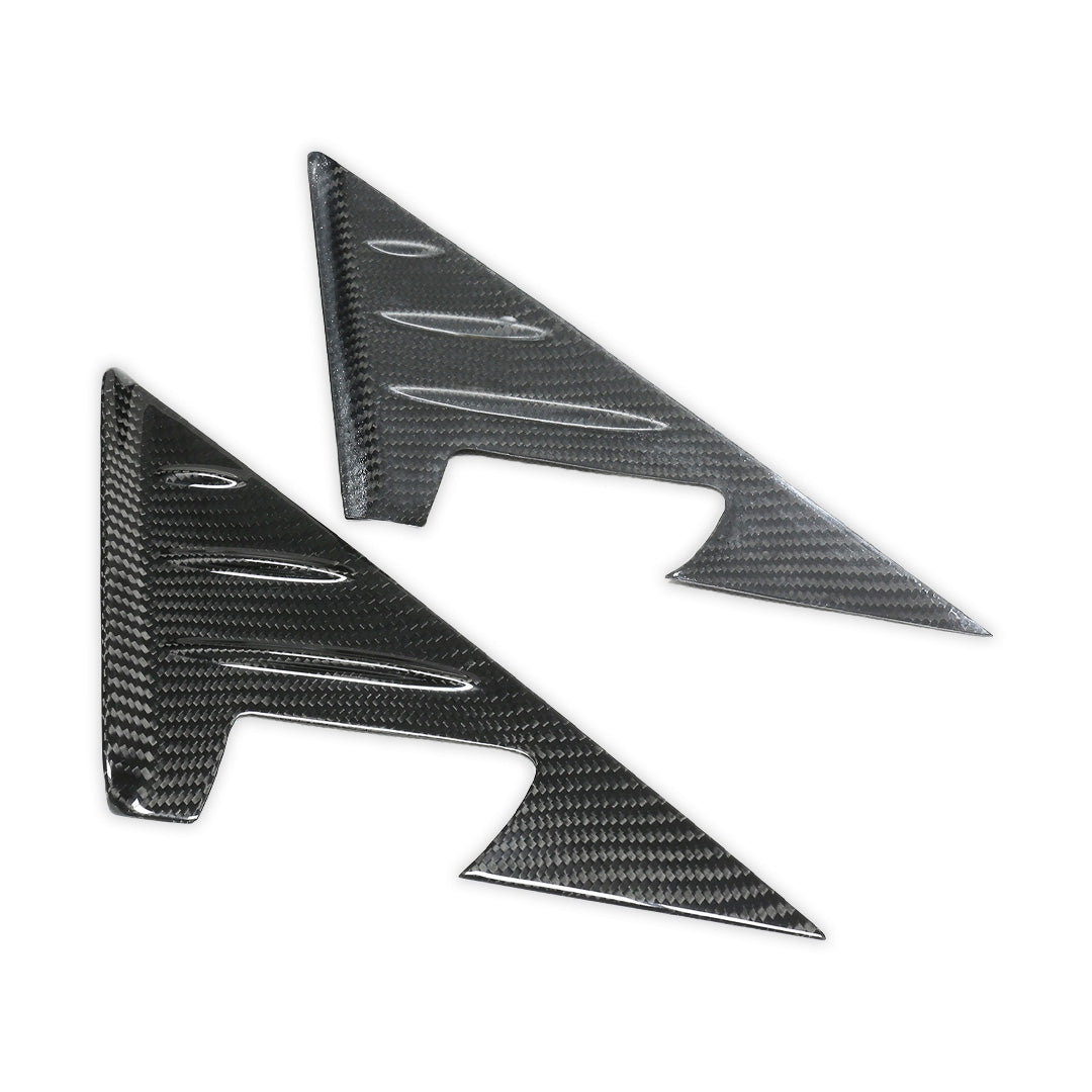 Carbon Fiber A-pillar Triangle Cover Trim Set - BMW G22/G23/G26 4 Series & G80 M3 & G82/G83 M4
