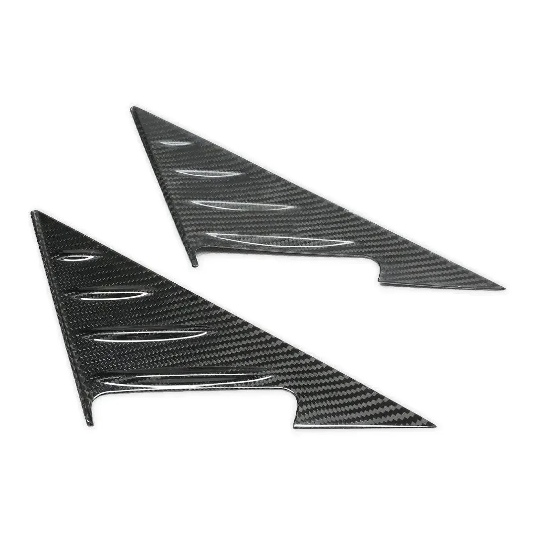 Carbon Fiber A-pillar Triangle Cover Trim Set - BMW G42 2 Series & G87 M2