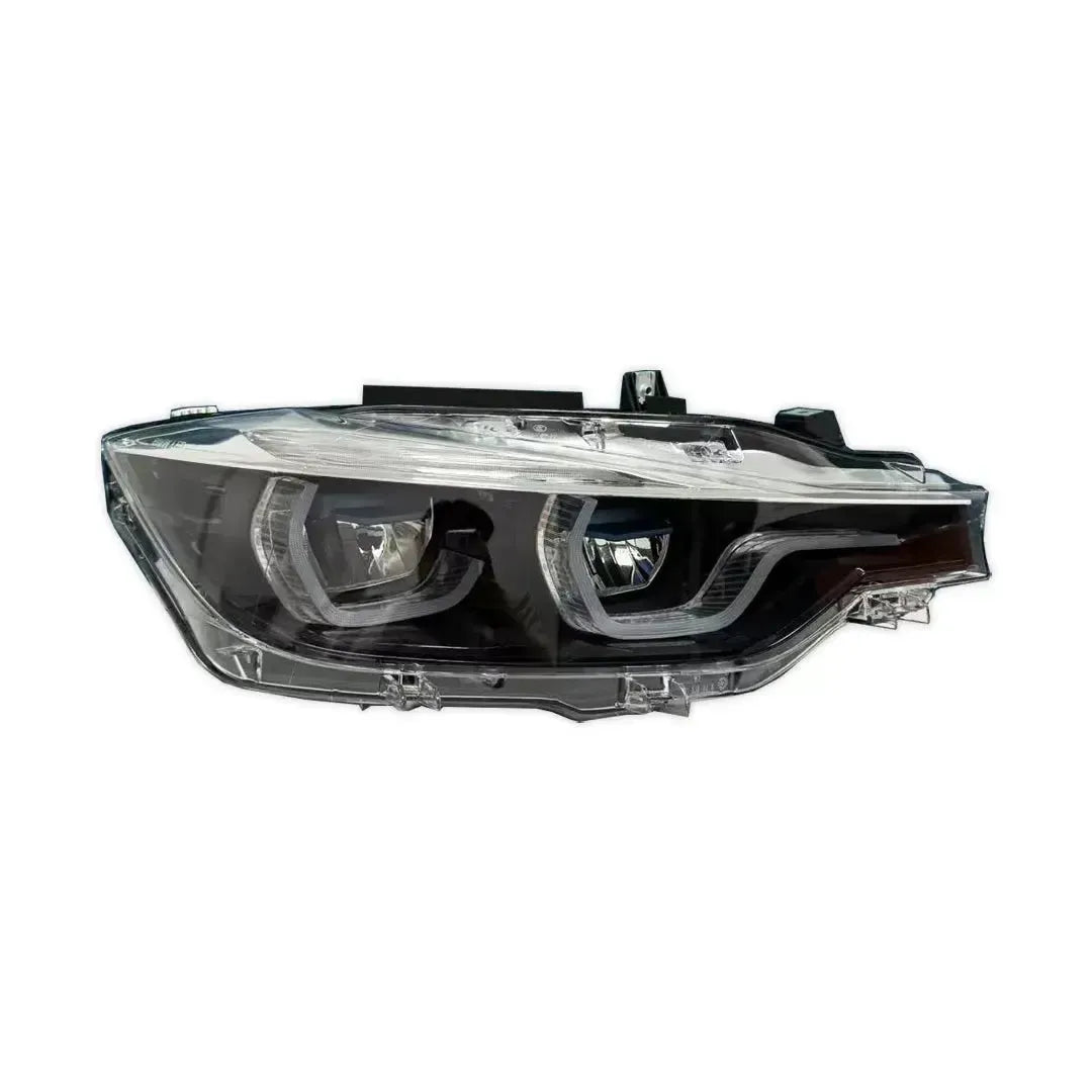 LCI Ikon Style LED Headlights with White/Yellow DRL - BMW F30 3 Series