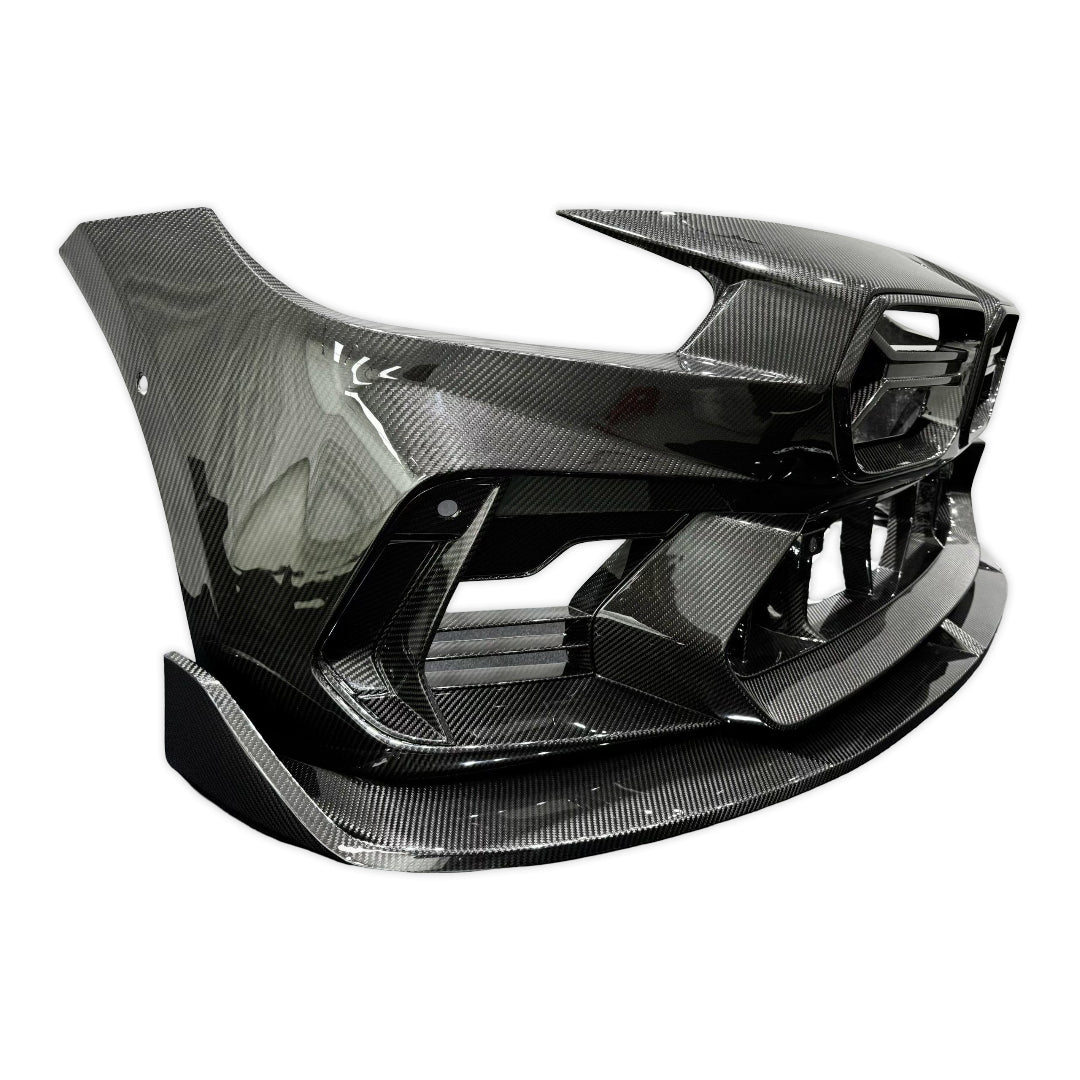 AD Style Full Carbon Fiber Front Bumper - BMW G87 M2