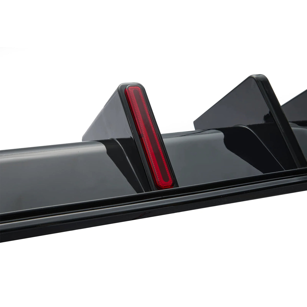 Gloss Black Rear Diffuser with Brake Light- BMW G20 3 Series