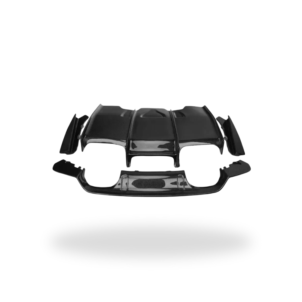 PSM Style Carbon Fiber Rear Diffuser - BMW F80 M3 & F82/F83 M4