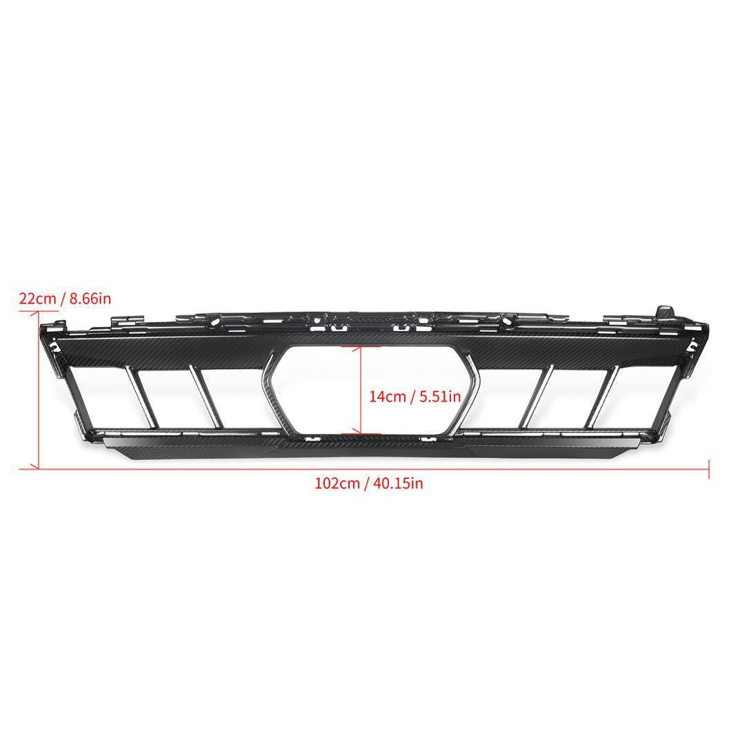OEM Style Carbon Fiber Front Bumper Center Trim - BMW G05 X5 LCI