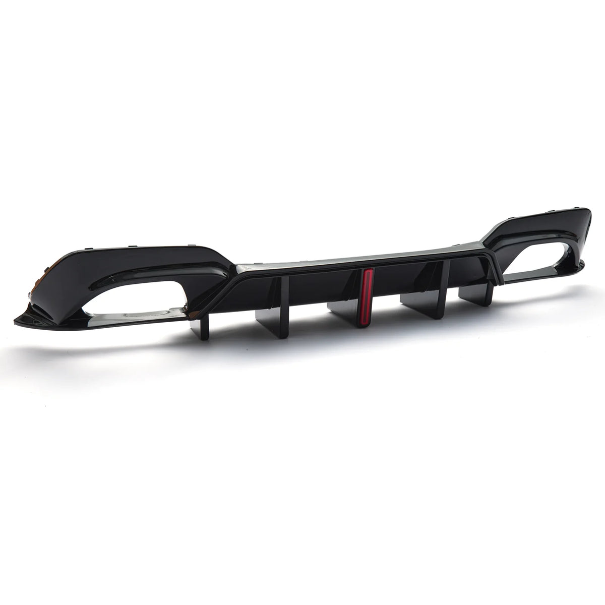 Gloss Black Rear Diffuser with Brake Light- BMW G20 3 Series