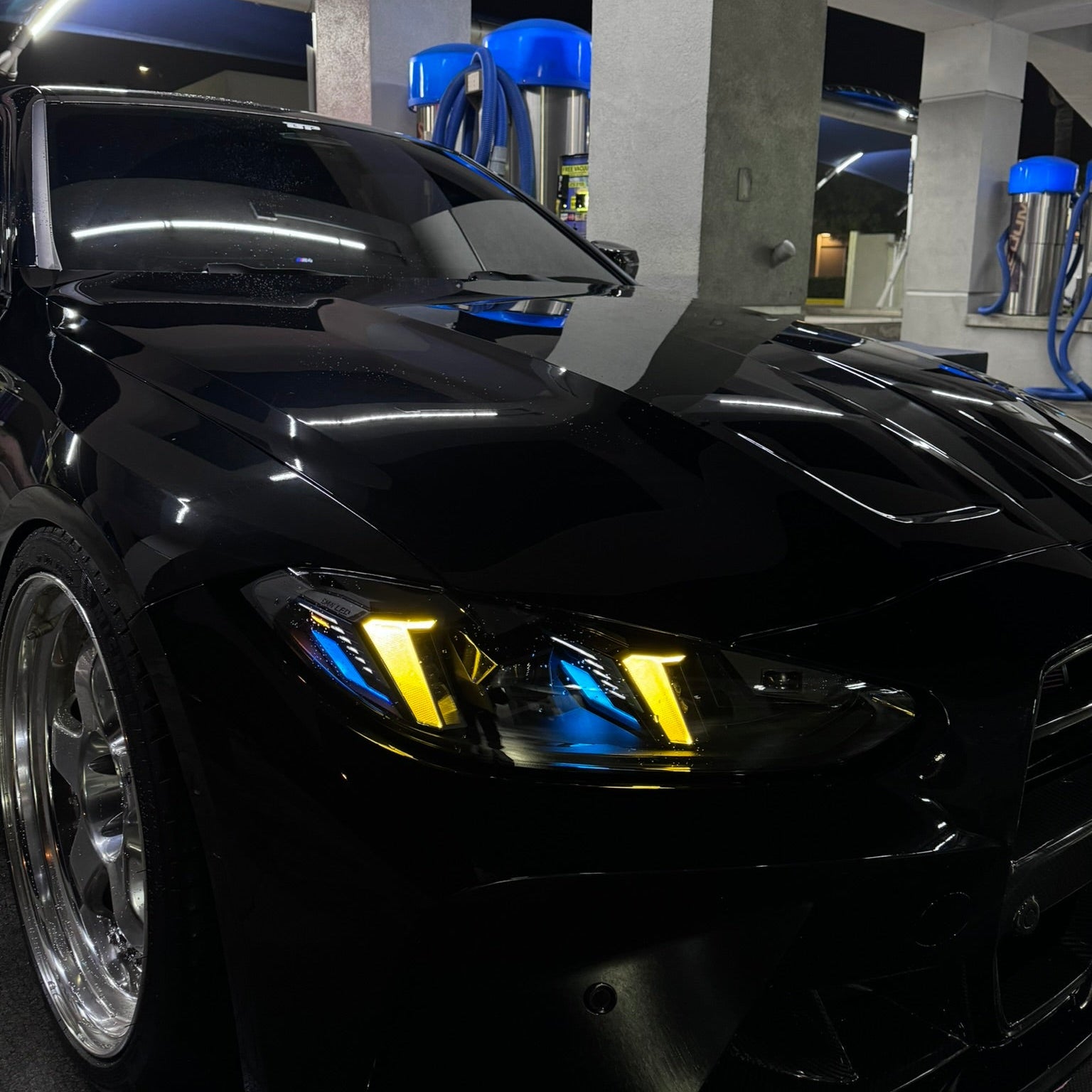 Snake Eye LCI Style LED Headlight with White/Yellow DRL - BMW G80 M3, G82 M4 & G22 4 Series