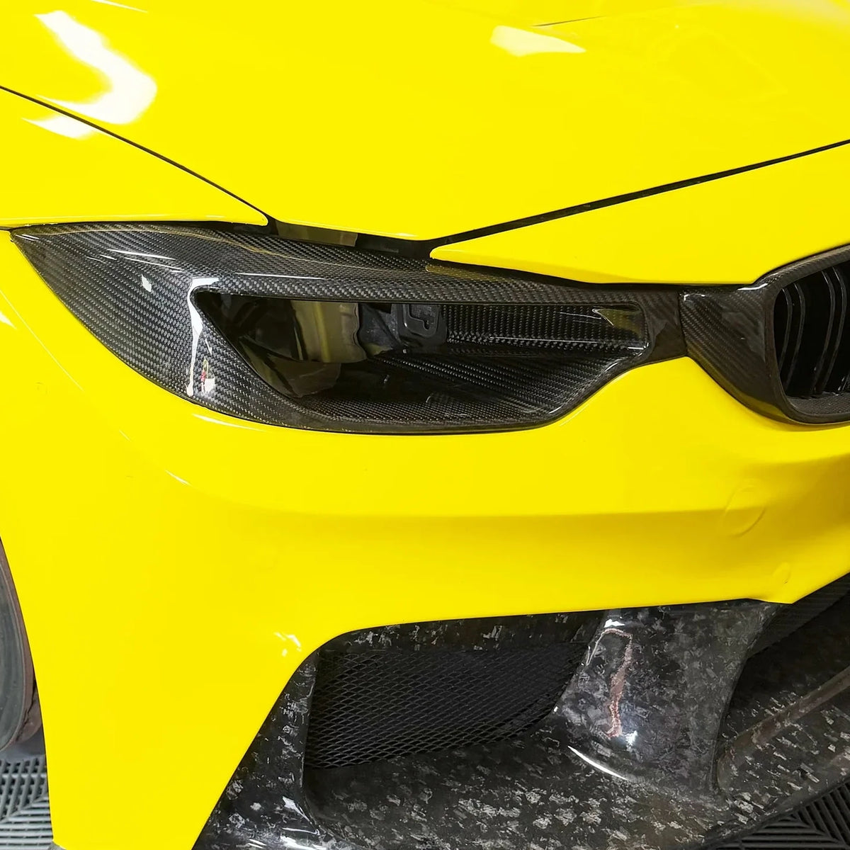 Carbon Fiber Headlight Delete Air Intake - BMW F80 M3 & F82/F83 M4 & F32 4 Series