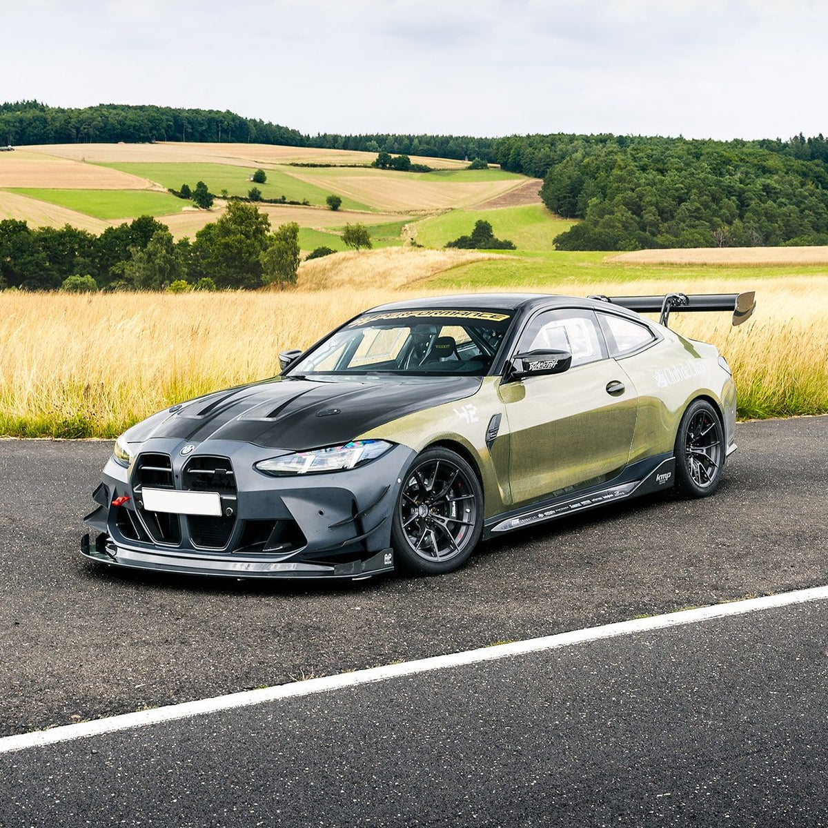 Vulcan Style Carbon Fiber Front Lip - BMW G80 M3 & G82/G83 M4