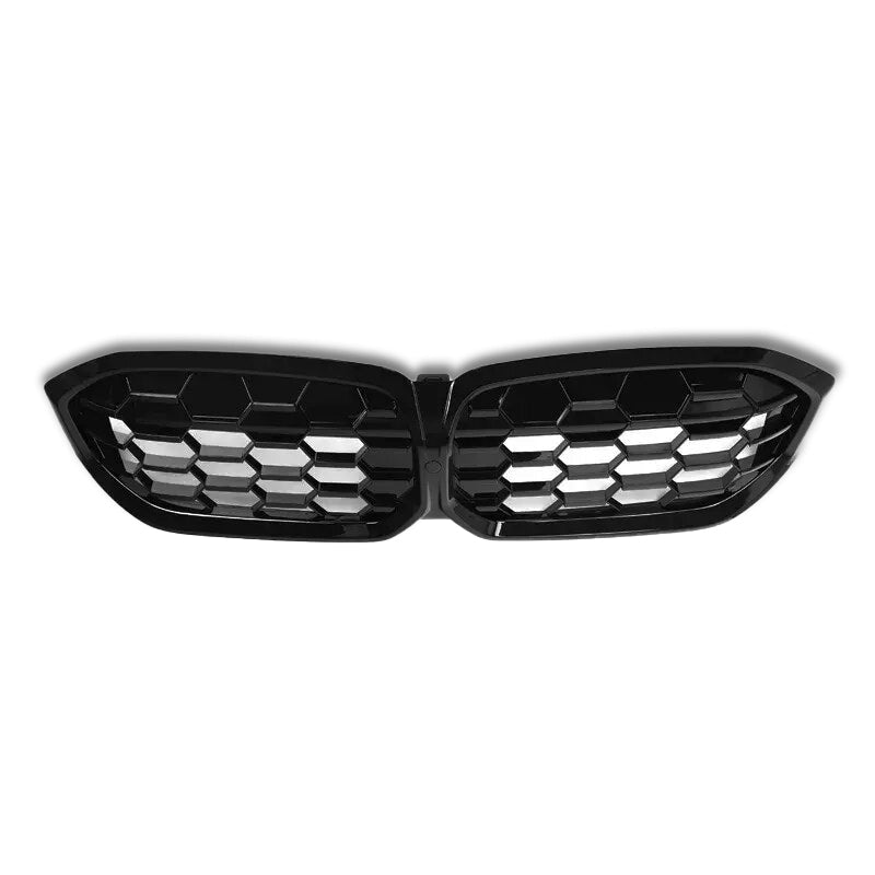 ABS Gloss Black Diamond Style Front Grille - BMW G20 3 Series LCI