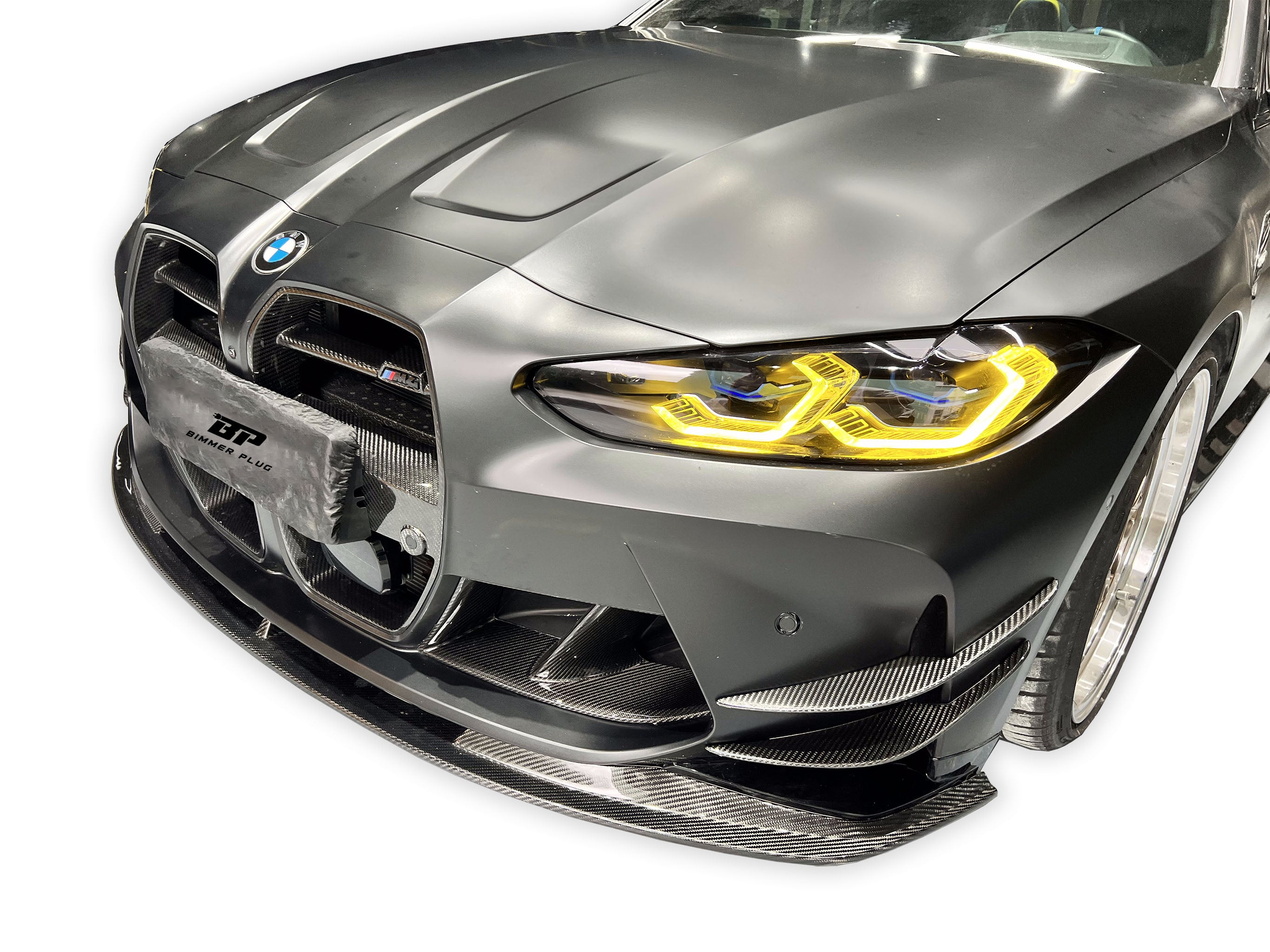 AC Style Carbon Fiber Front Lip - BMW G80 M3 & G82/G83 M4