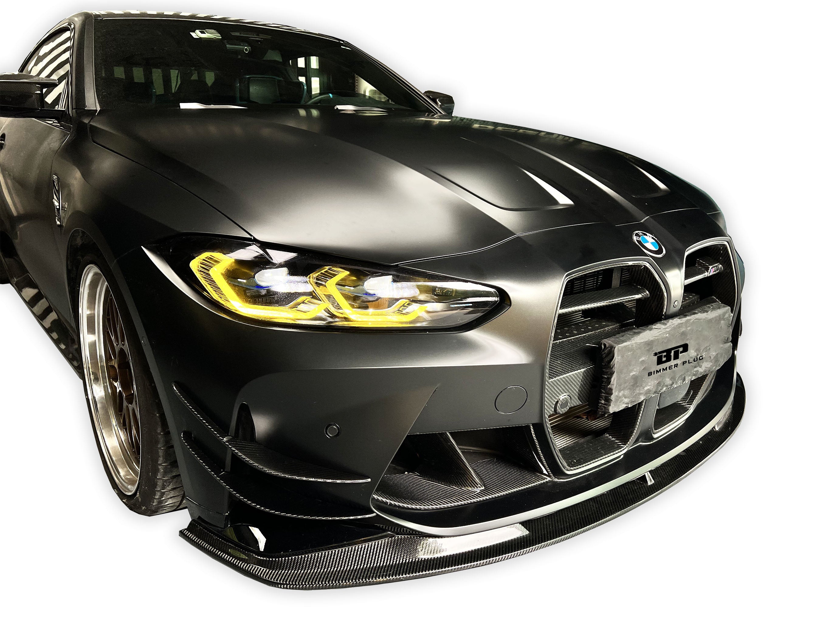 AC Style Carbon Fiber Front Lip - BMW G80 M3 & G82/G83 M4