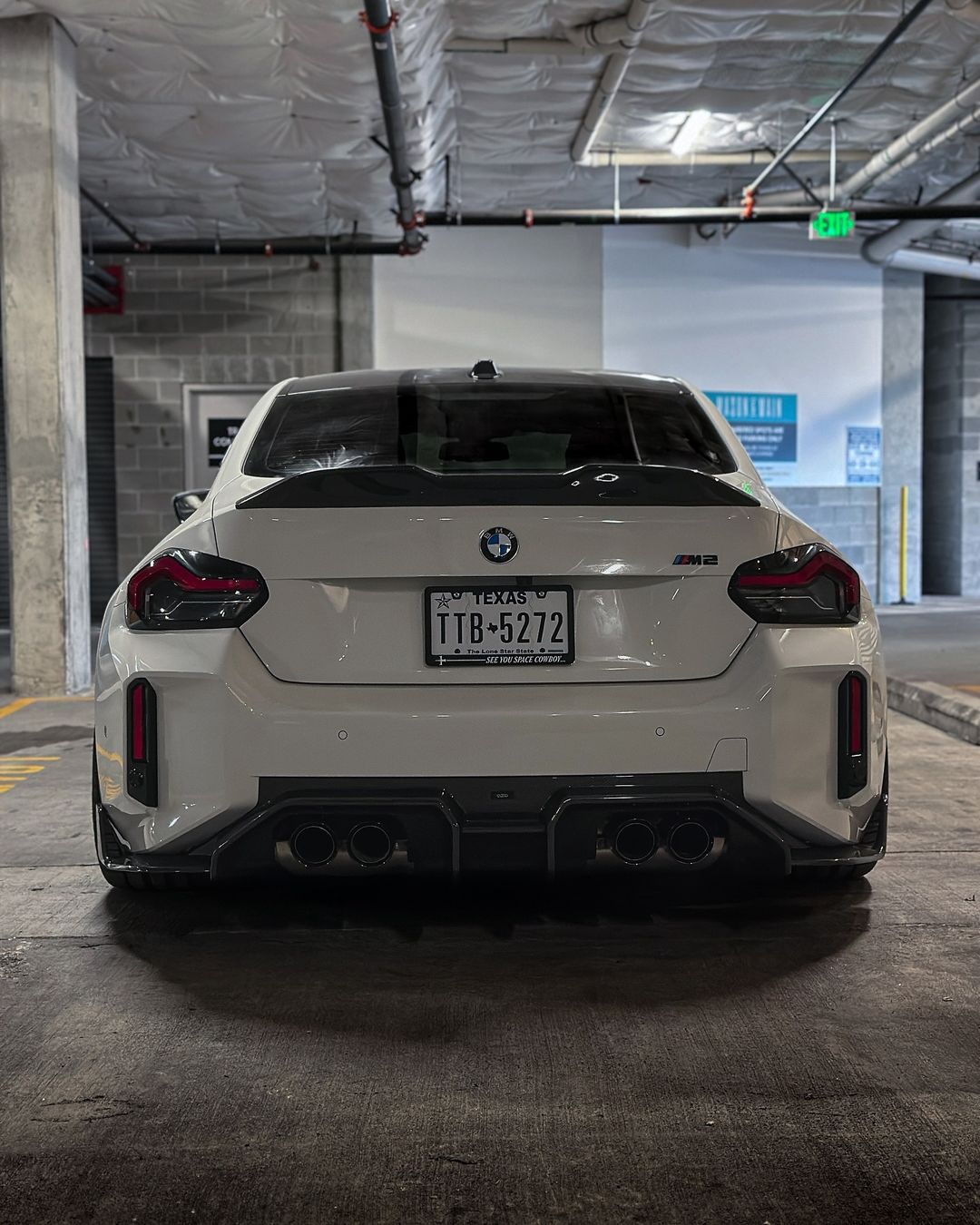 AD Style Carbon Fiber Rear Diffuser - BMW G87 M2