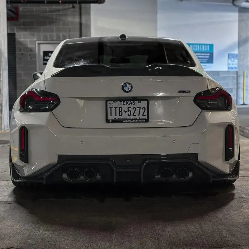 AD Style Carbon Fiber Rear Diffuser V1 - BMW G87 M2