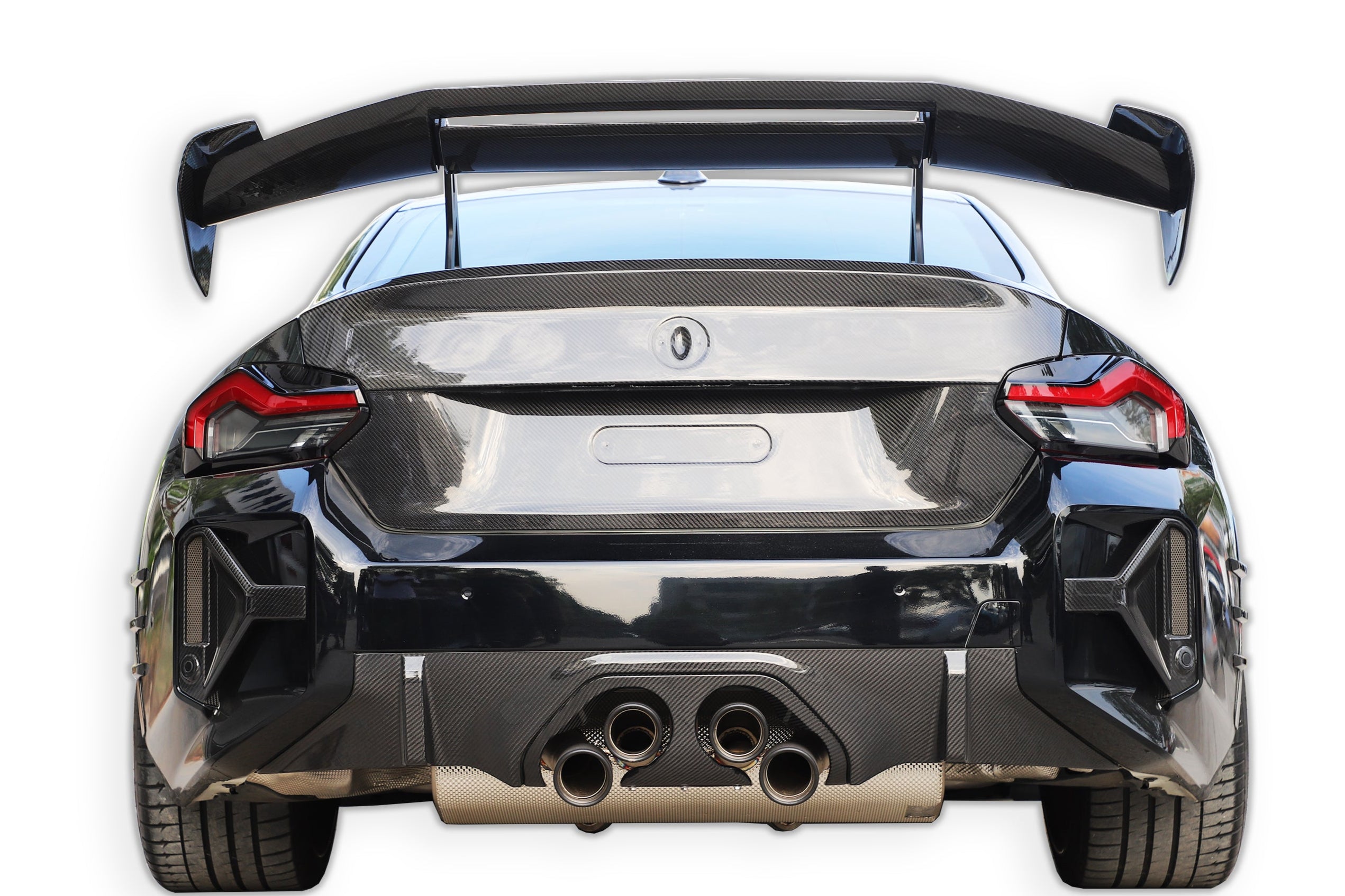 AD Style Carbon Fiber Rear Wing - G87 M2 & G80 M3 & G82 M4