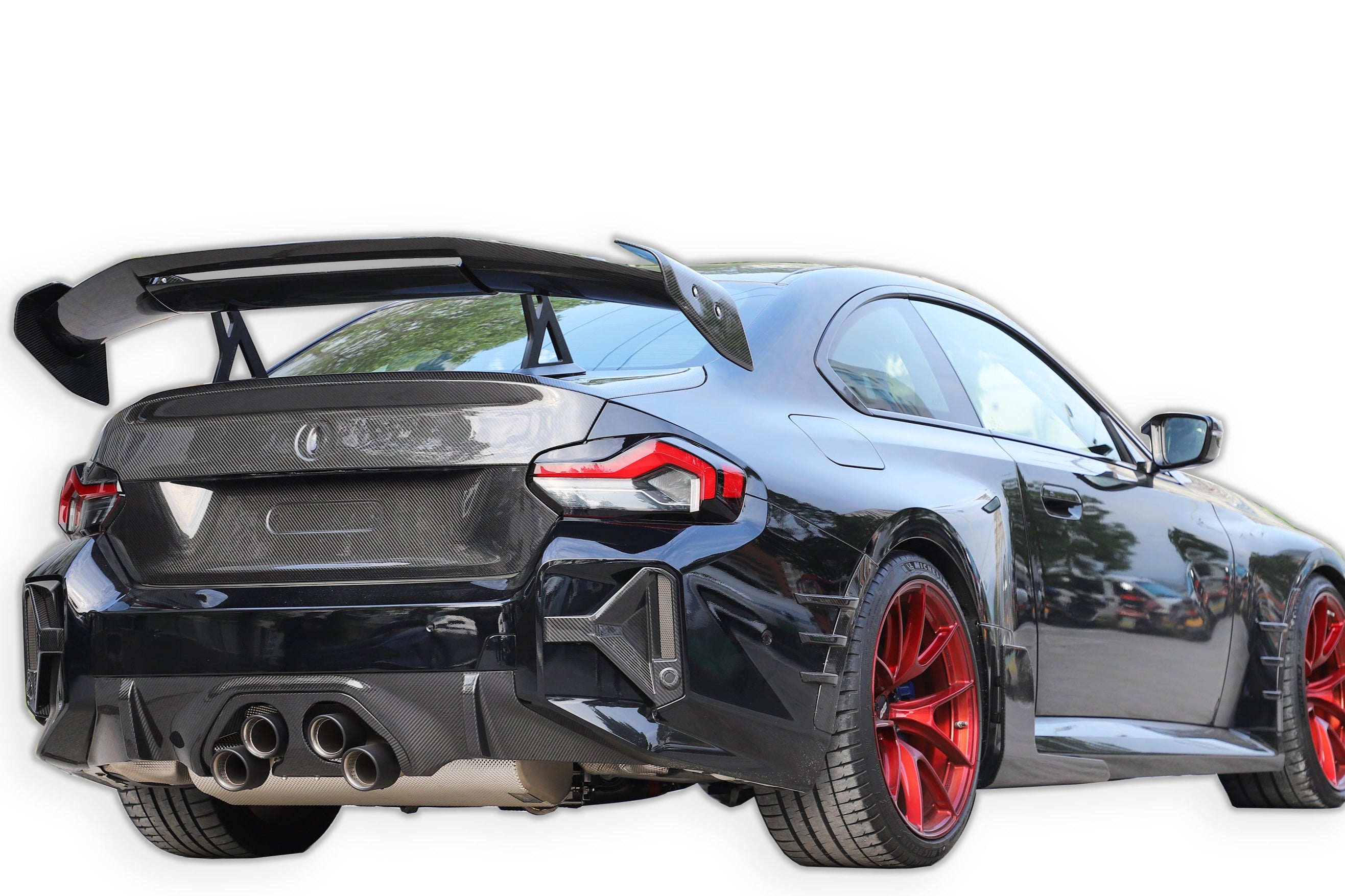 AD Style Carbon Fiber Rear Wing - G87 M2 & G80 M3 & G82 M4