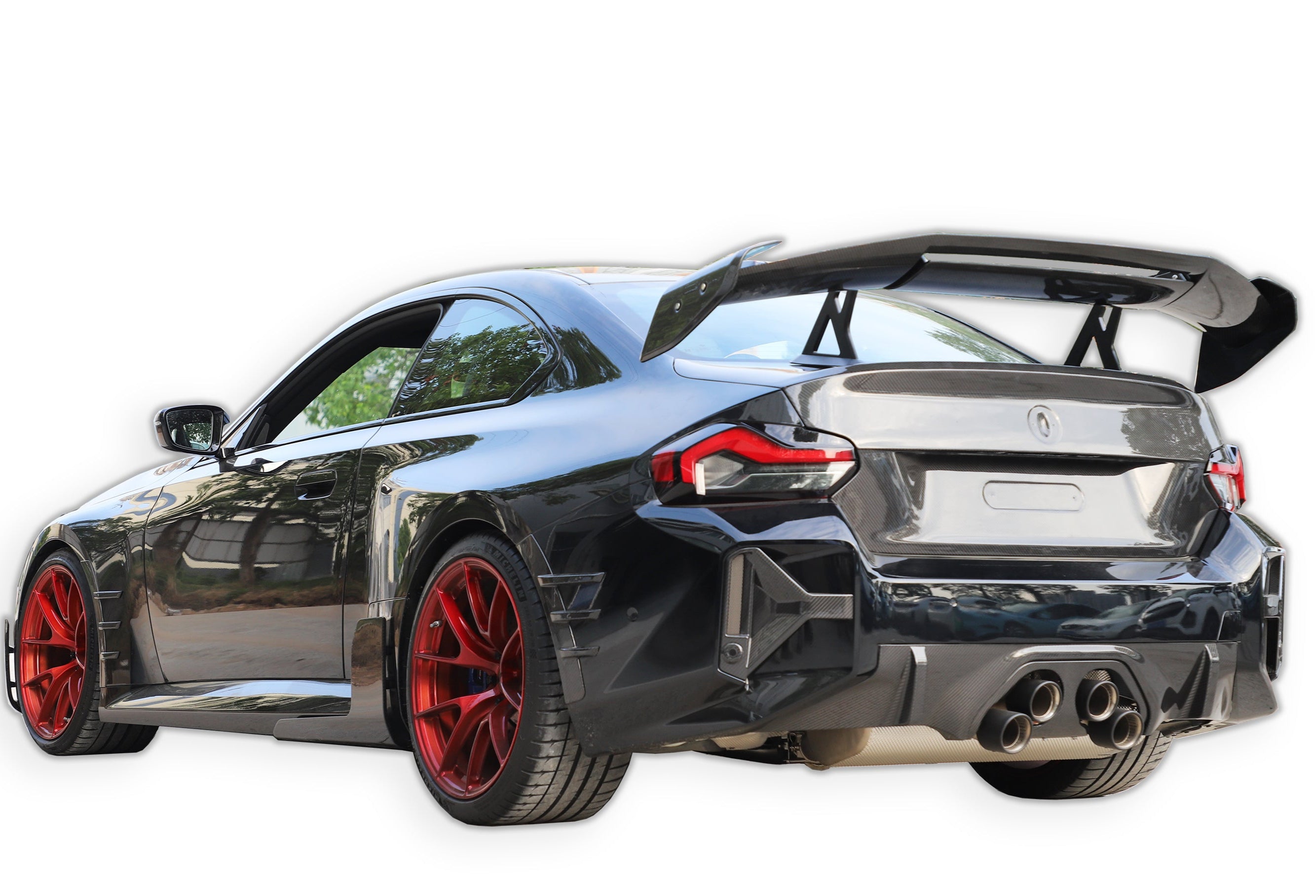 AD Style Carbon Fiber Rear Wing - G87 M2 & G80 M3 & G82 M4