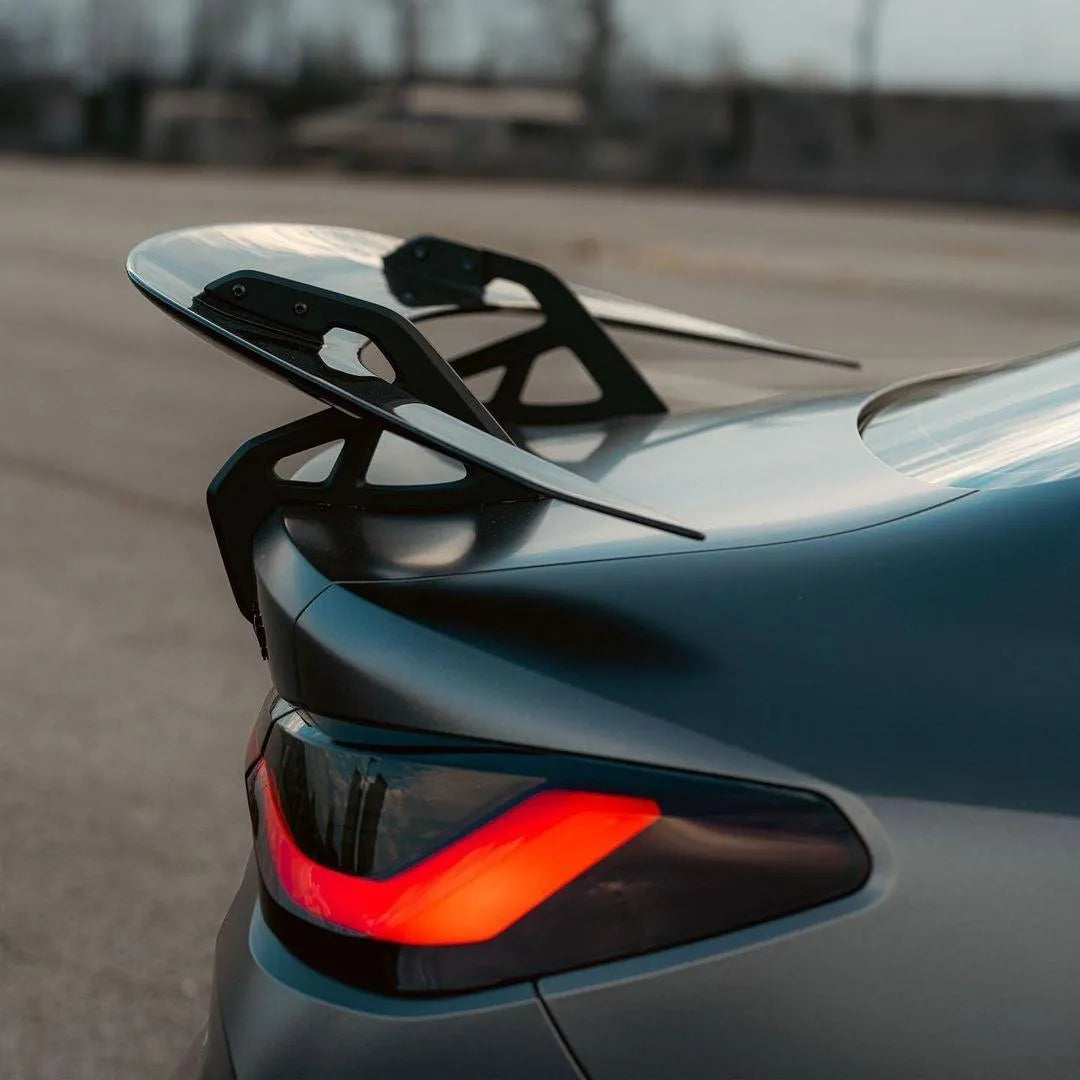 AD Style Carbon Fiber Rear Wing V1 - BMW G80 M3 & G82/G83 M4 & 4 Series