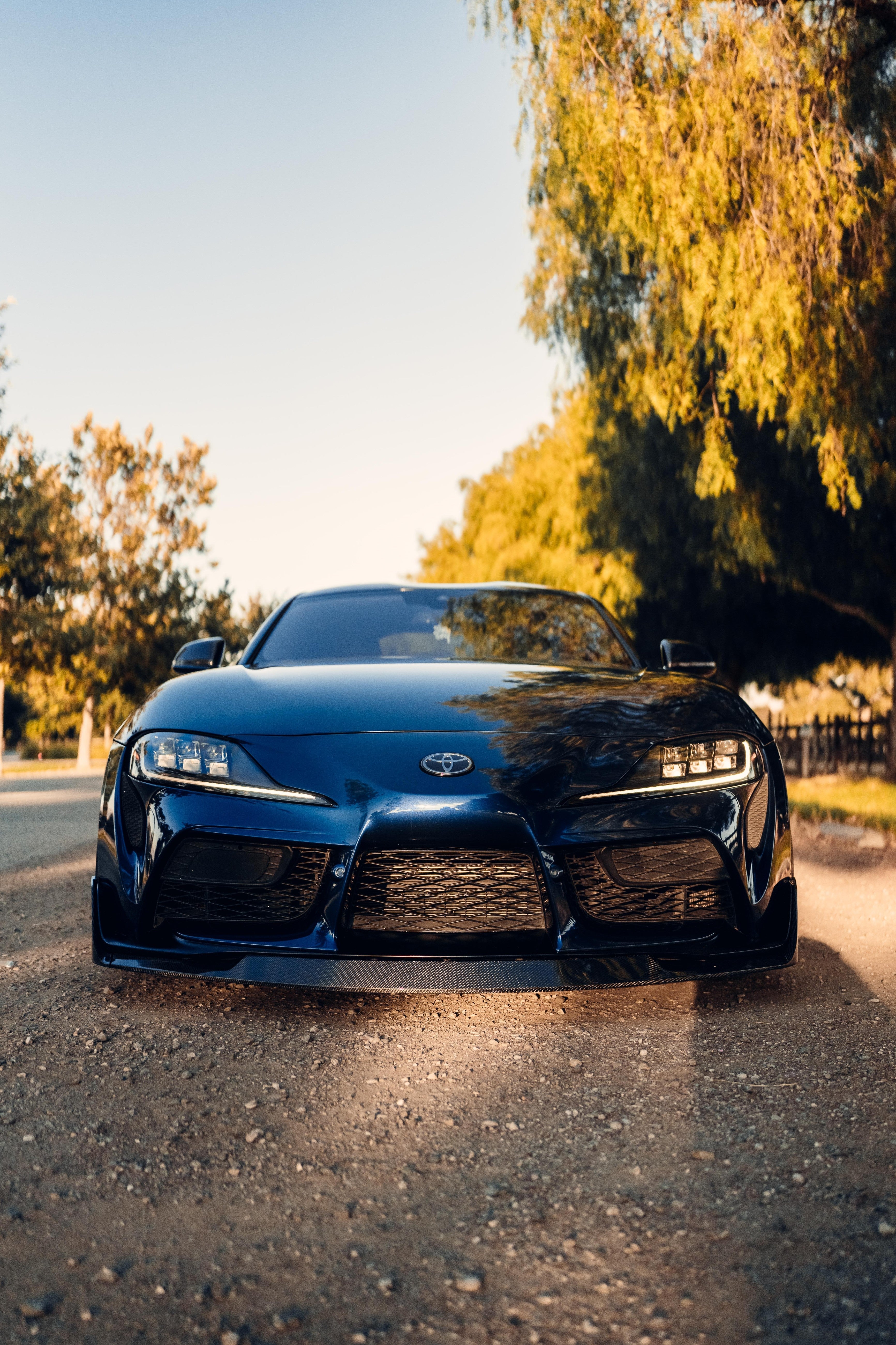 AG Style Carbon Fiber Front Lip - Toyota A90 GR Supra