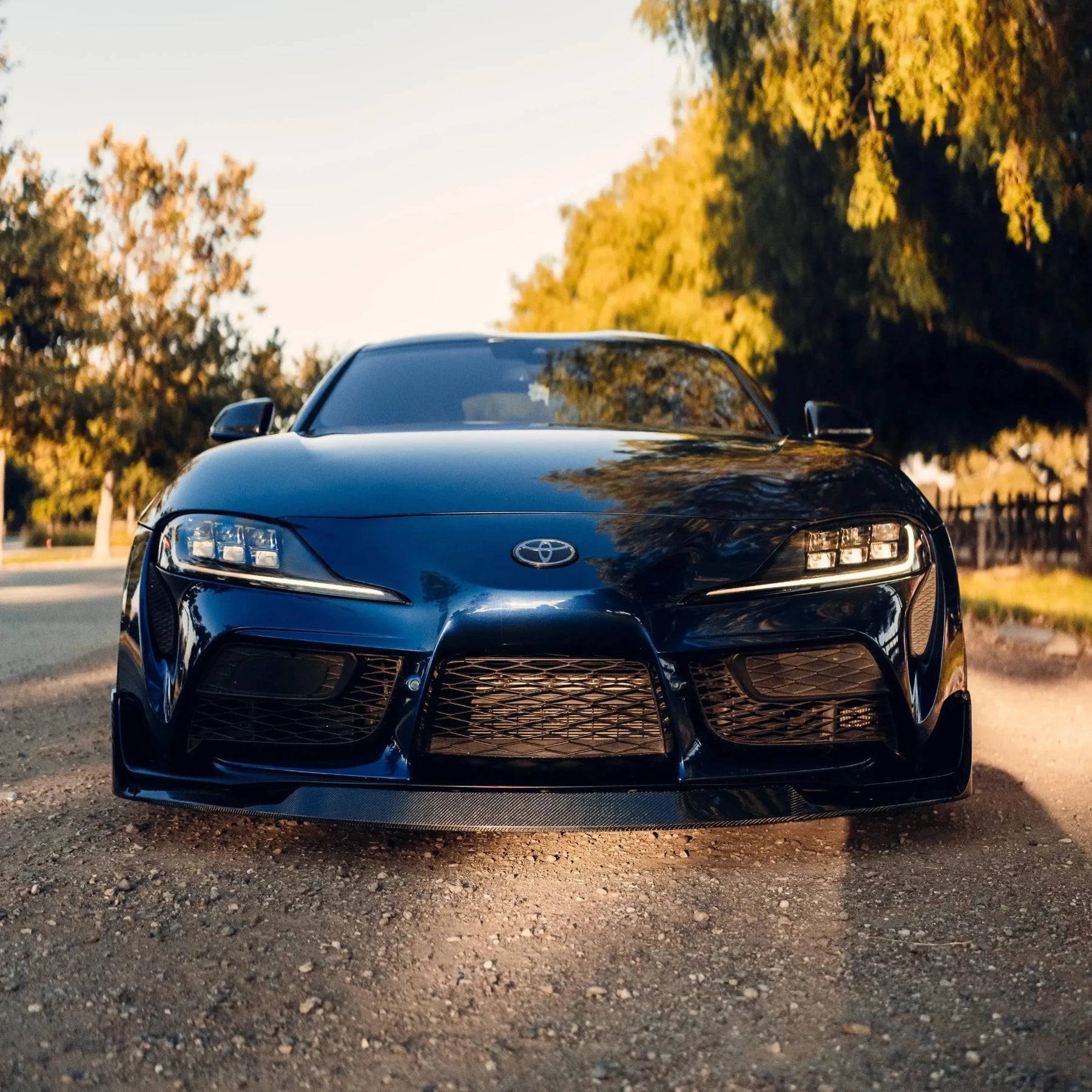 AG Style Carbon Fiber Front Lip - Toyota A90 GR Supra