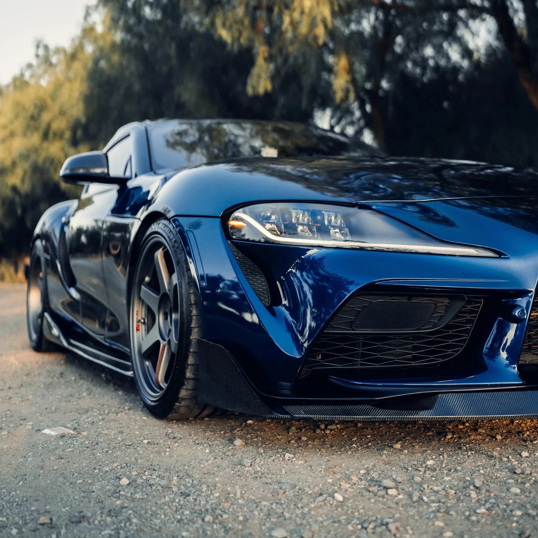 AG Style Carbon Fiber Front Lip - Toyota A90 GR Supra