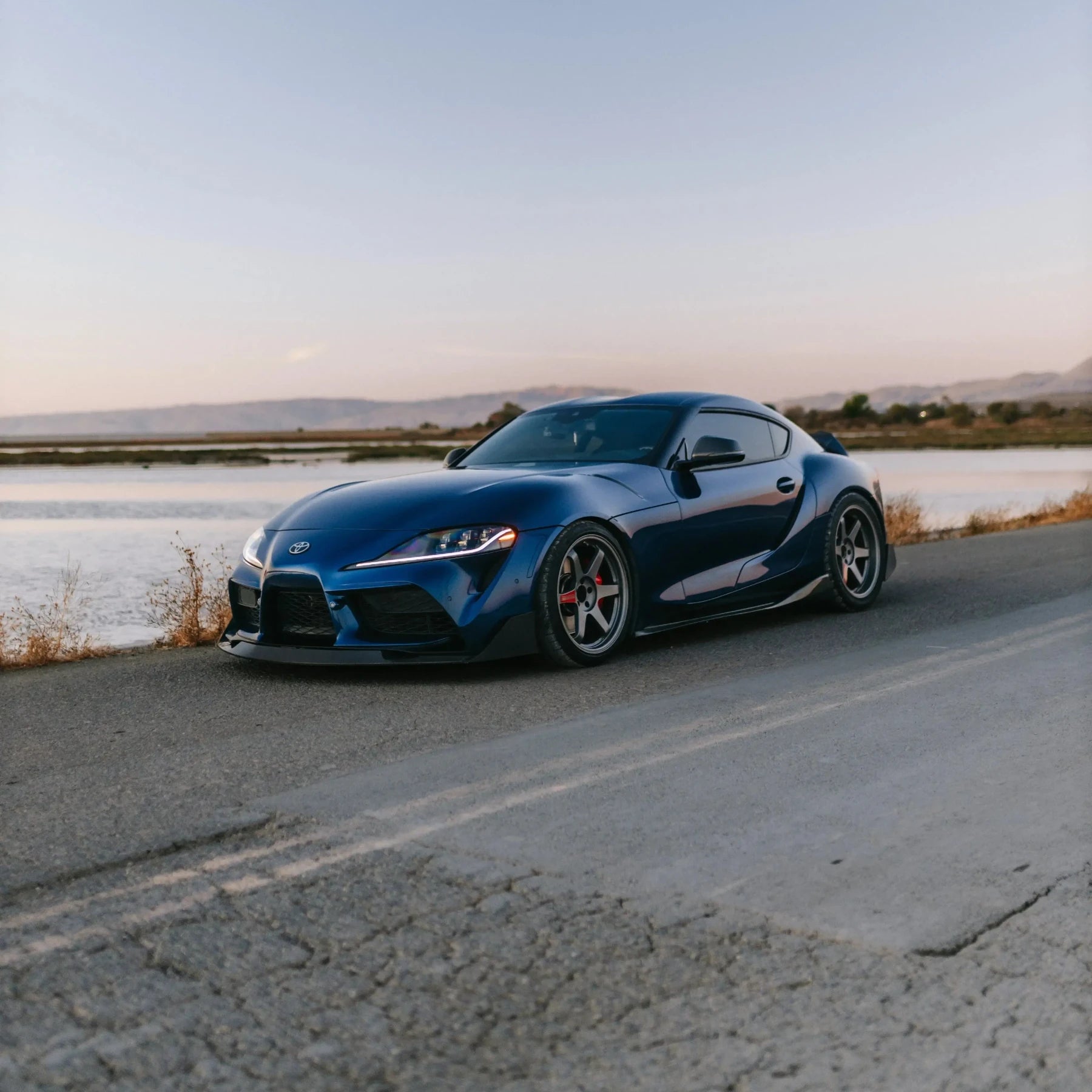 AG Style Carbon Fiber Front Lip - Toyota A90 GR Supra