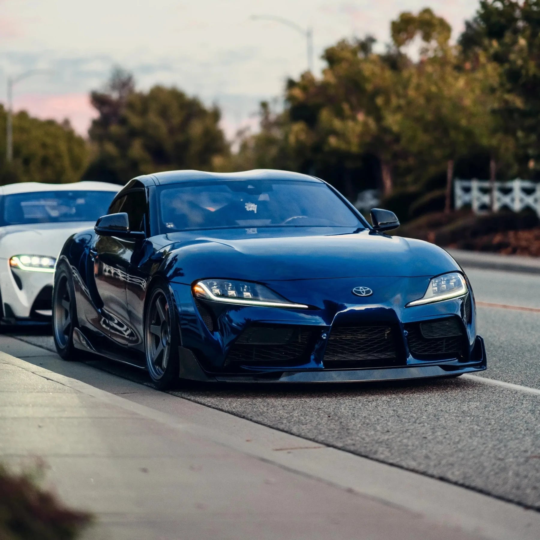 AG Style Carbon Fiber Front Lip - Toyota A90 GR Supra