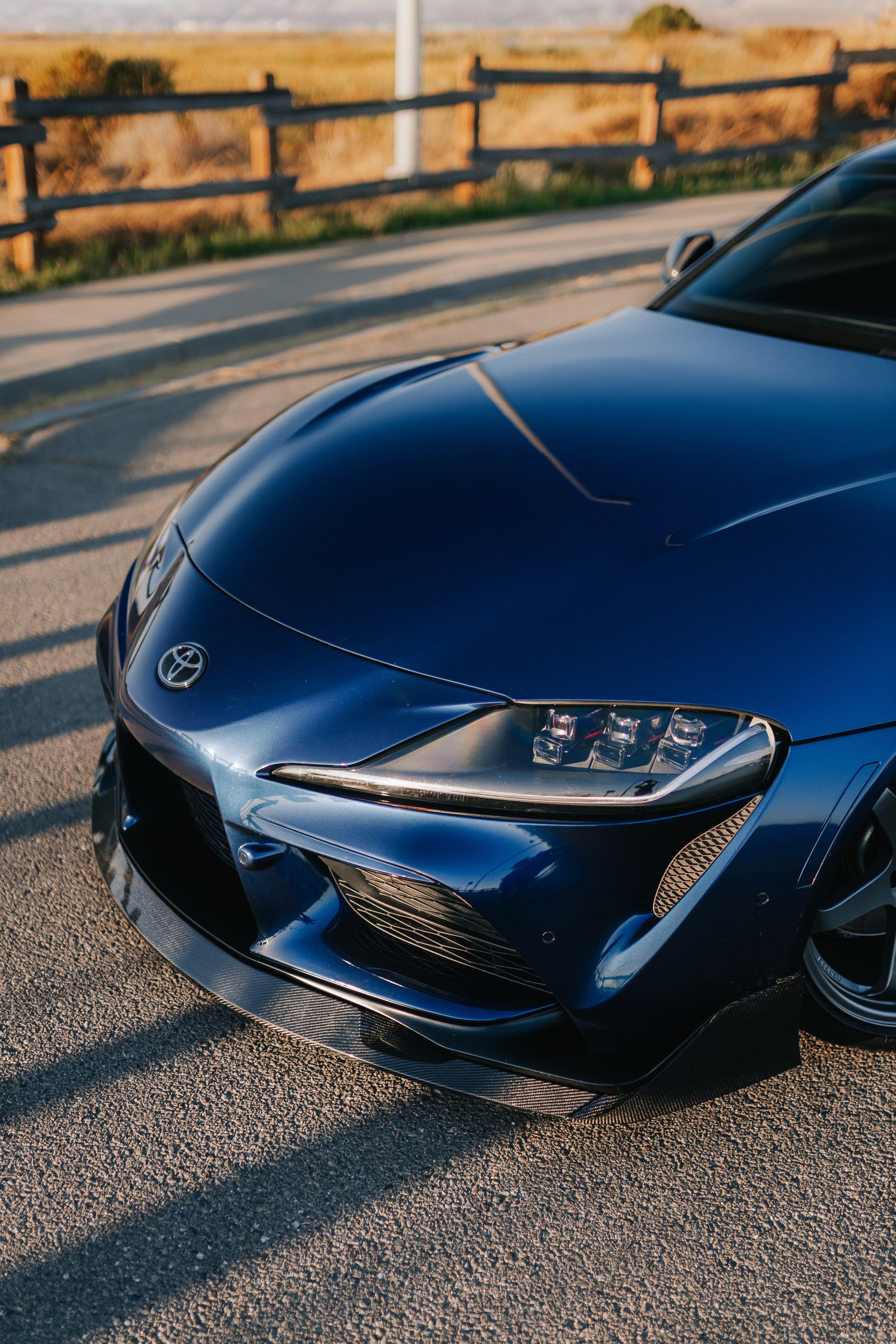 AG Style Carbon Fiber Front Lip - Toyota A90 GR Supra