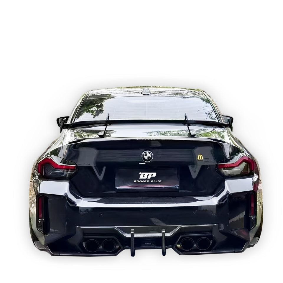 AK Style Carbon Fiber Rear Wing - BMW G87 M2 & G80 M3 & G82 M4