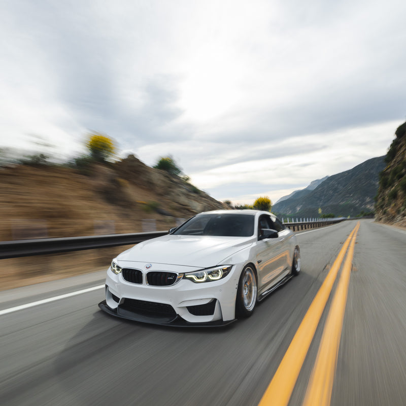 Laptor Style Carbon Fiber Front Lip - BMW F80 M3 & F82/F83 M4