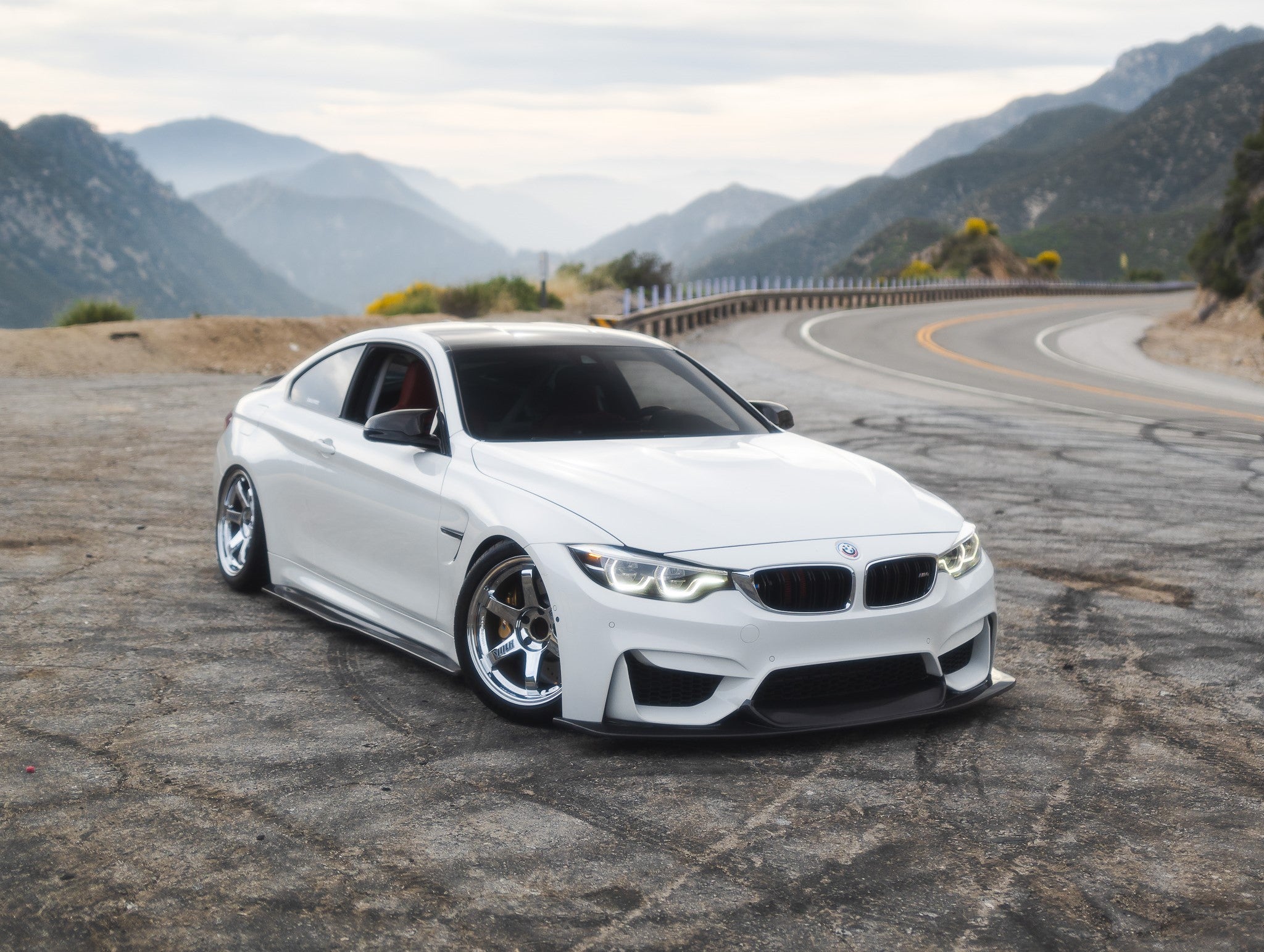 Laptor Style Carbon Fiber Front Lip - BMW F80 M3 & F82/F83 M4