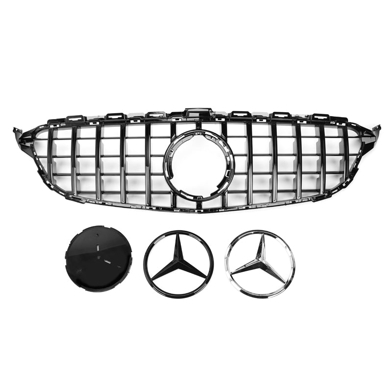 AMG Style Front Grille - Mercedes Benz W205 C-Class