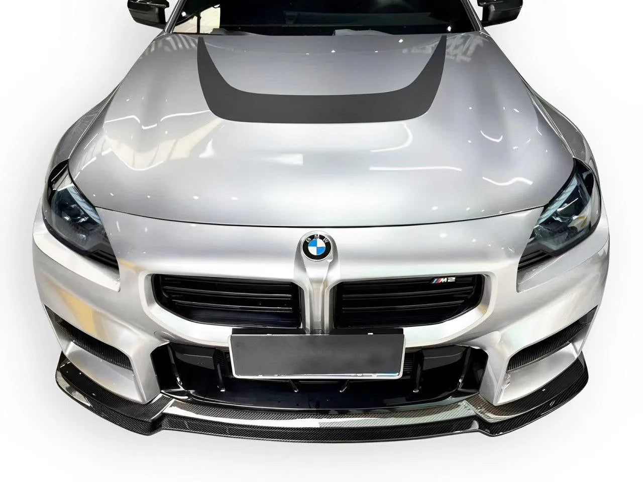 AN Adjustable Style Carbon Fiber Front Lip - BMW G87 M2
