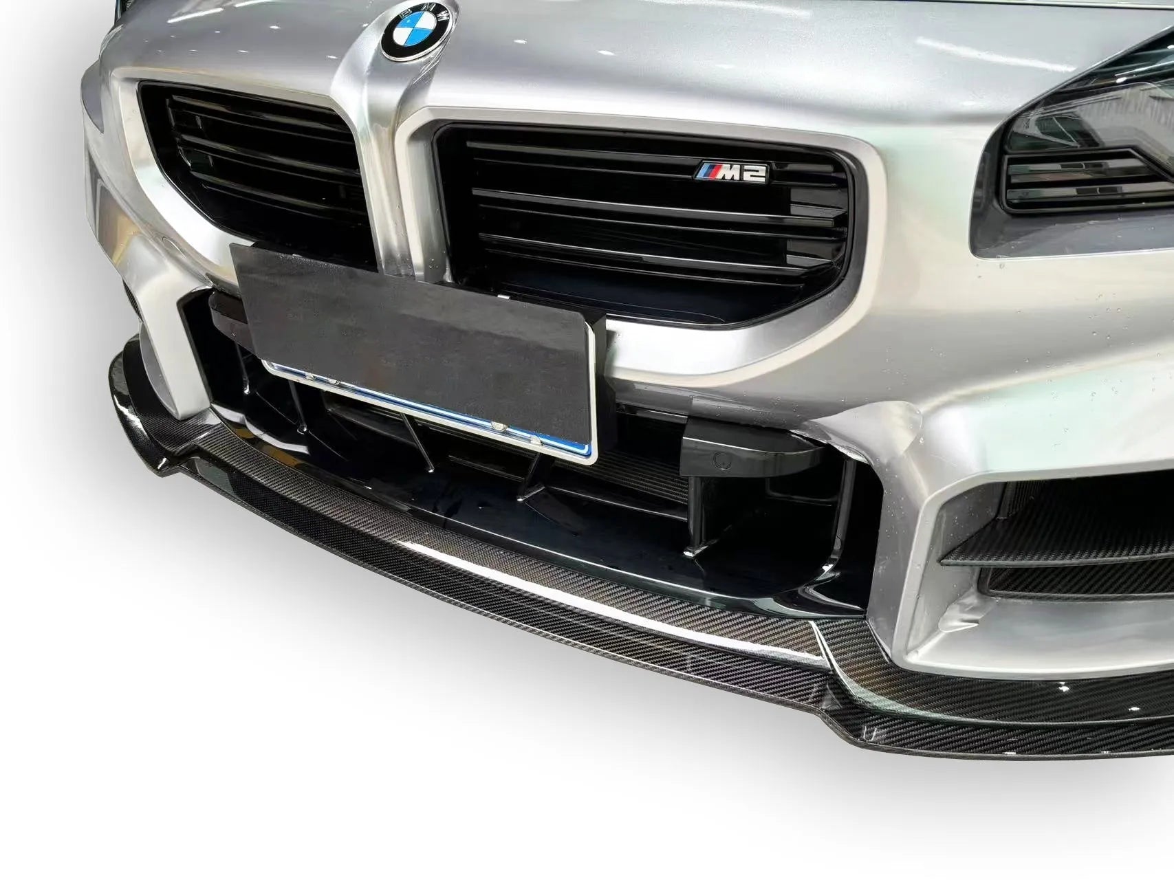 AN Adjustable Style Carbon Fiber Front Lip - BMW G87 M2