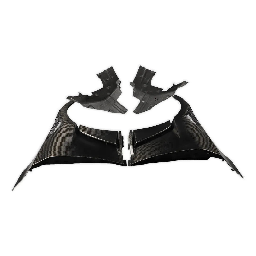 AN Style Carbon Fiber Front Fender With Liner - BMW G87 M2