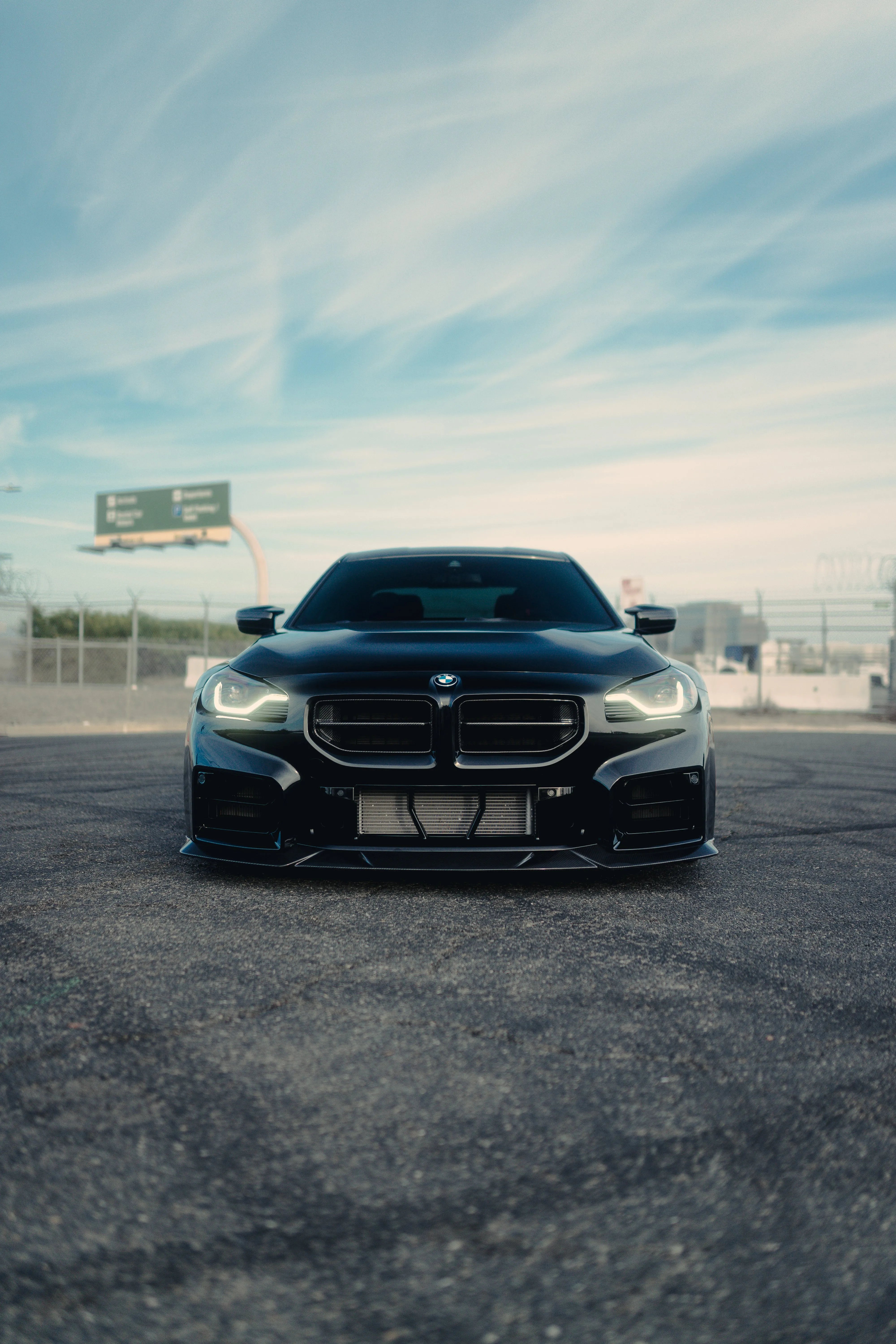 AN Style Carbon Fiber Front Grilles - BMW G87 M2
