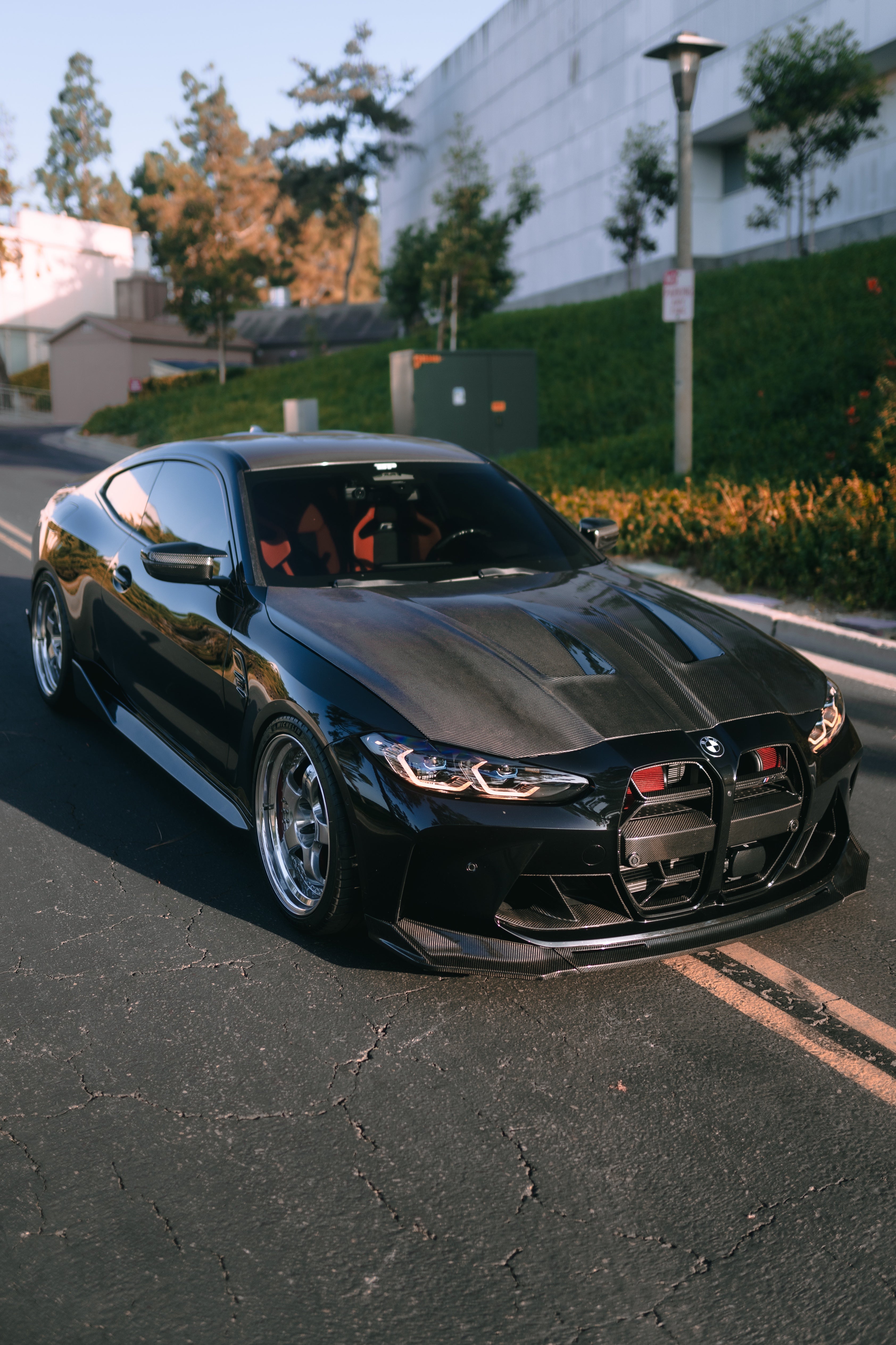 AN Style Carbon Fiber Front Hood - BMW G80 M3 & G82 / G83 M4