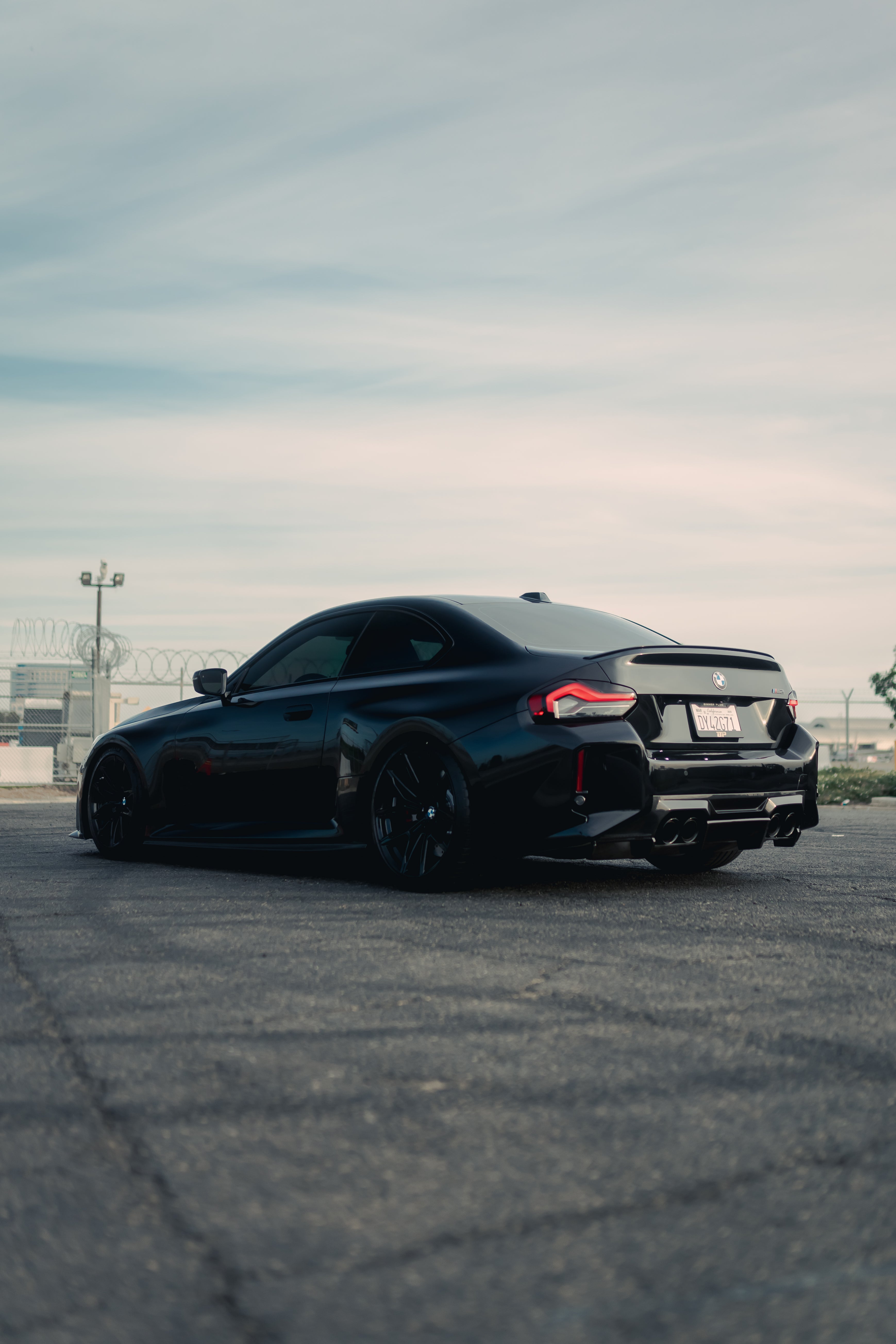 AN Style Carbon Fiber Rear Diffuser - BMW G87 M2