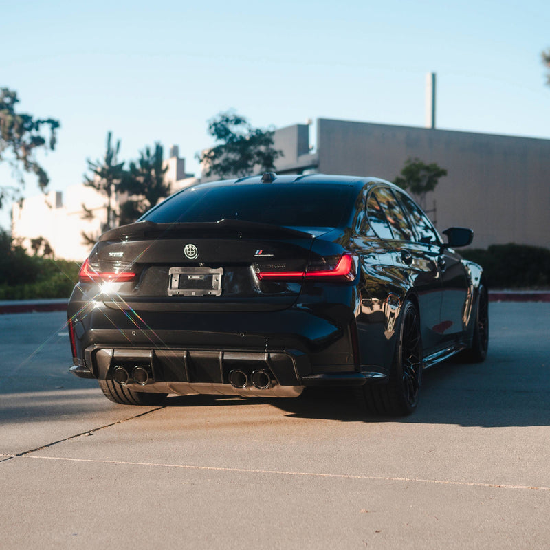 PSM High Kick Carbon Fiber Trunk Spoiler - BMW G80 M3 & G20 3 Series