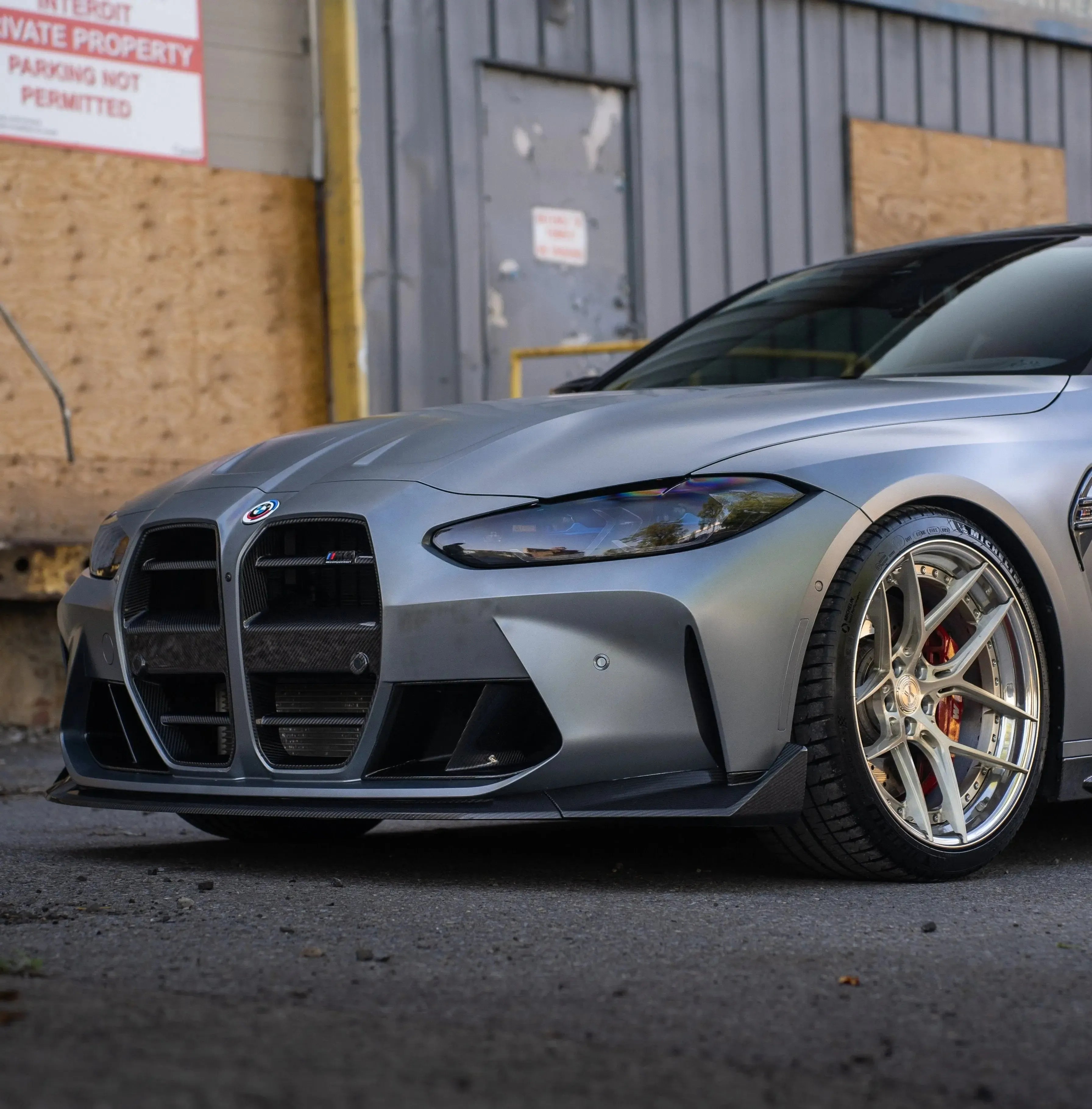 CS Style Carbon Fiber Front Lip - BMW G80 M3 & G82/G83 M4