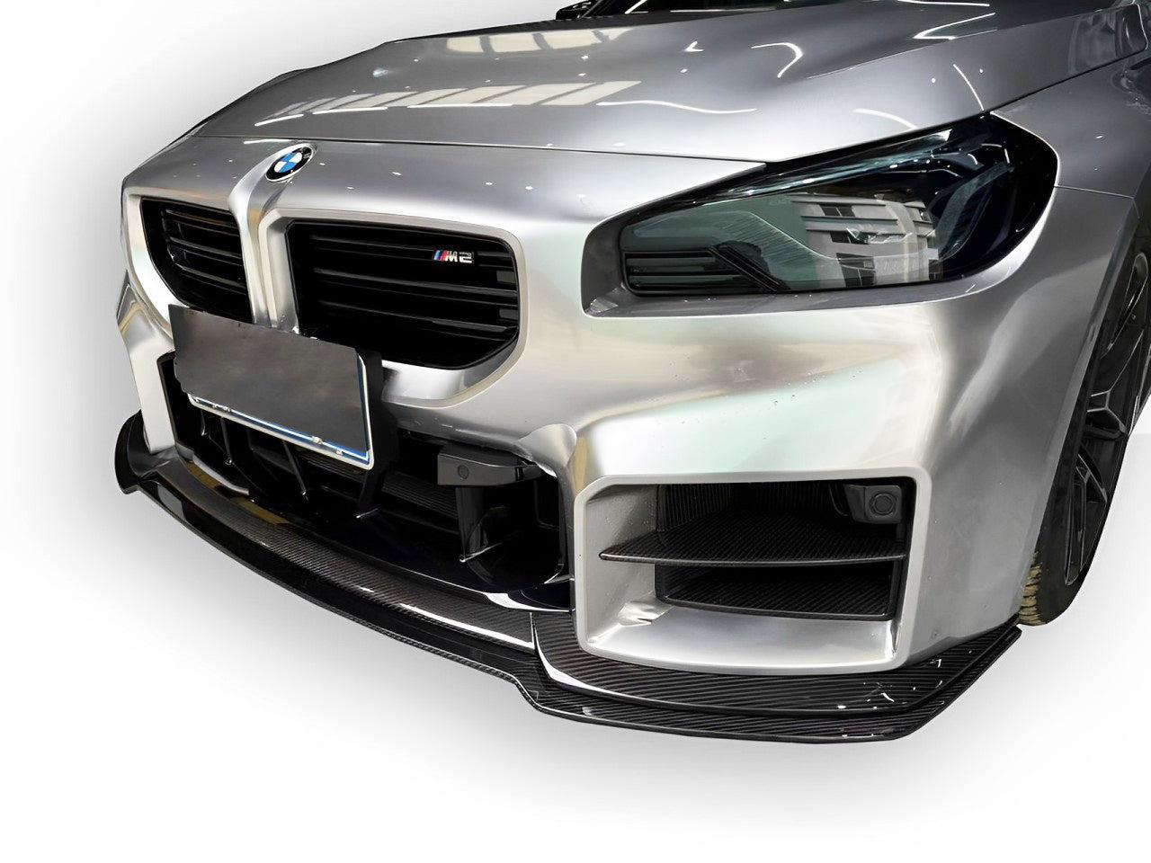 Alpha N Adjustable Style Carbon Fiber Front Lip - BMW G87 M2