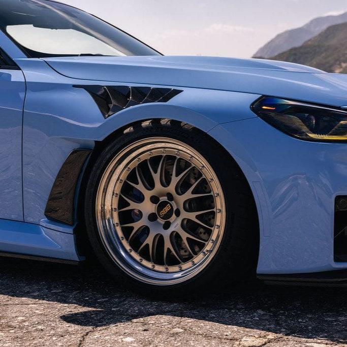 Alpha N Style Carbon Fiber Front Fender With Liner - BMW G87 M2