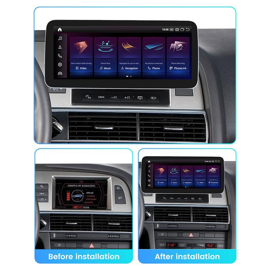 Apple CarPlay & Android Auto Android Screen Upgrade – 2005- 2011 Audi A6