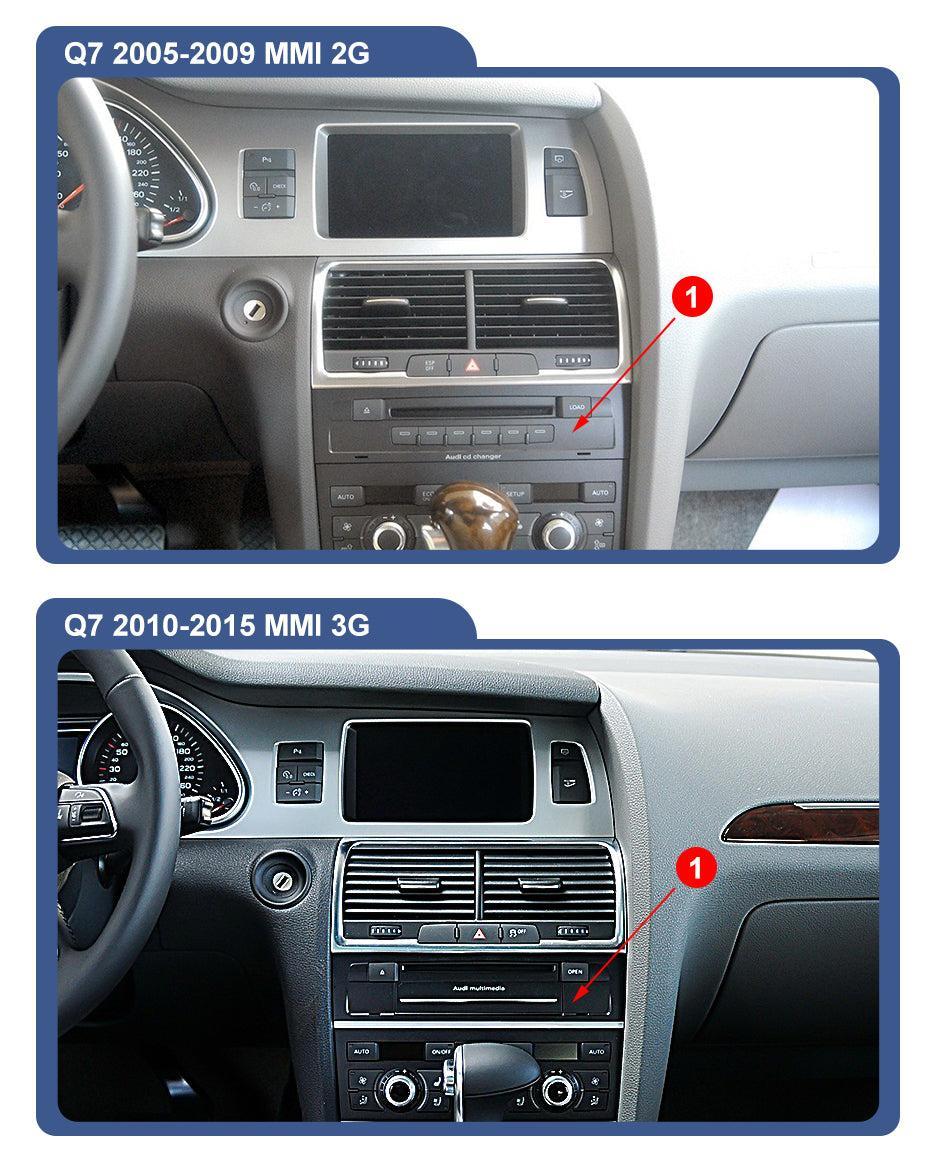 Apple CarPlay & Android Auto Android Screen Upgrade – 2005- 2015 Audi Q7