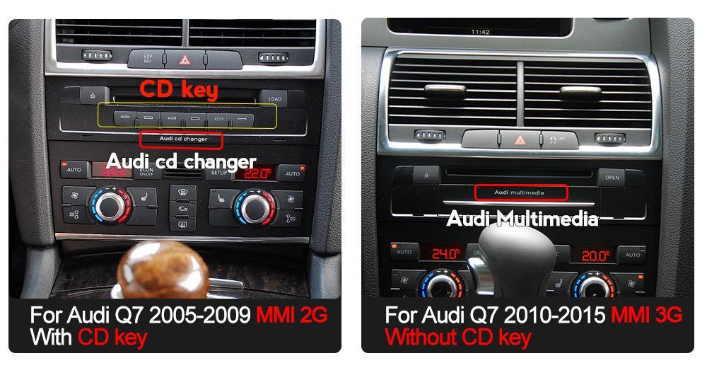 Apple CarPlay & Android Auto Android Screen Upgrade – 2005- 2015 Audi Q7
