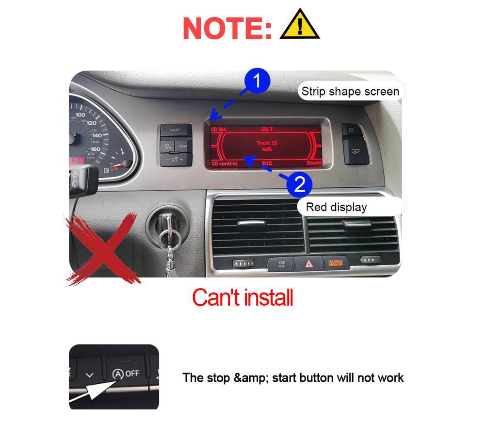 Apple CarPlay & Android Auto Android Screen Upgrade – 2005- 2015 Audi Q7