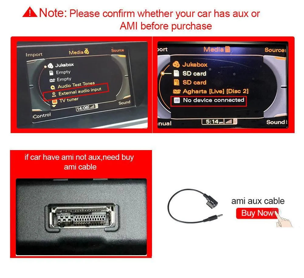 Apple CarPlay & Android Auto Android Screen Upgrade – 2008-2016 Audi A4 &A5