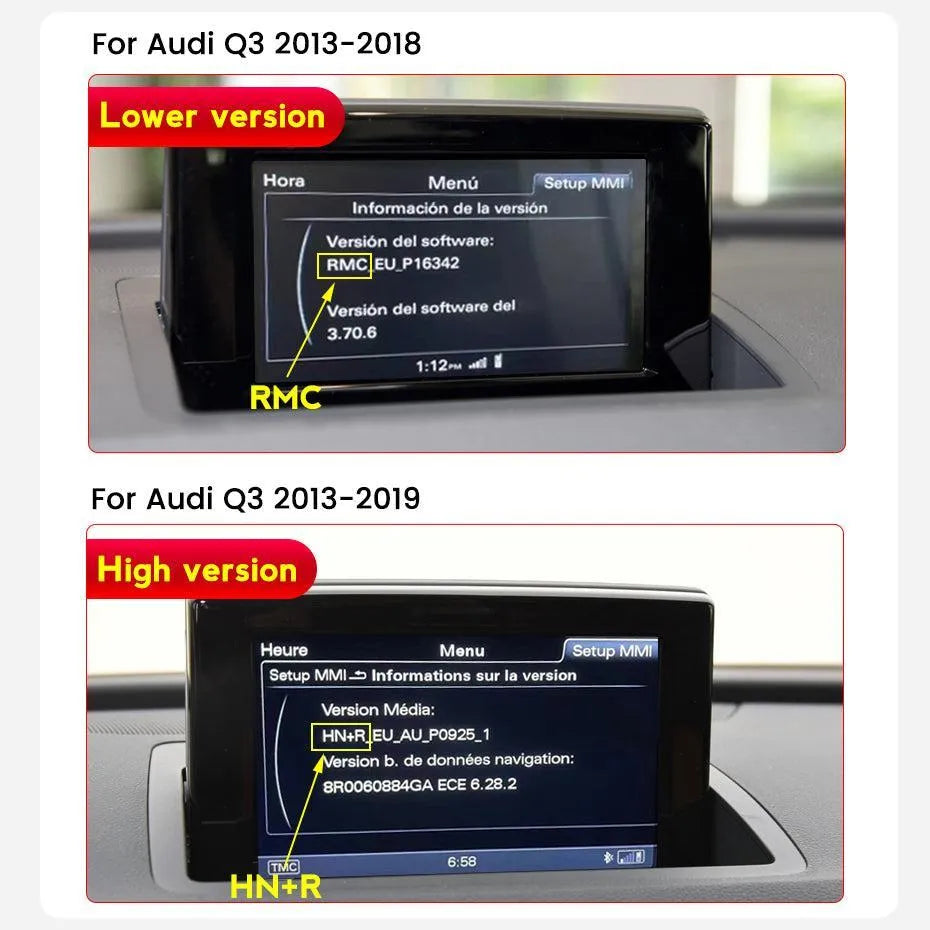 Apple CarPlay & Android Auto Android Screen Upgrade – 2013-2018 Audi Q3