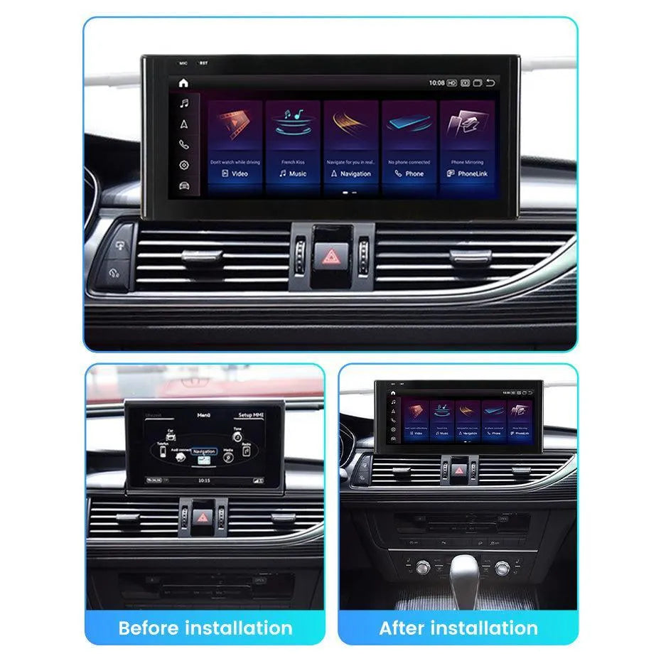 Apple CarPlay & Android Auto Android Screen Upgrade – 2016-2018 Audi A6 & A7 & RS6 & RS7 & S6 & S7
