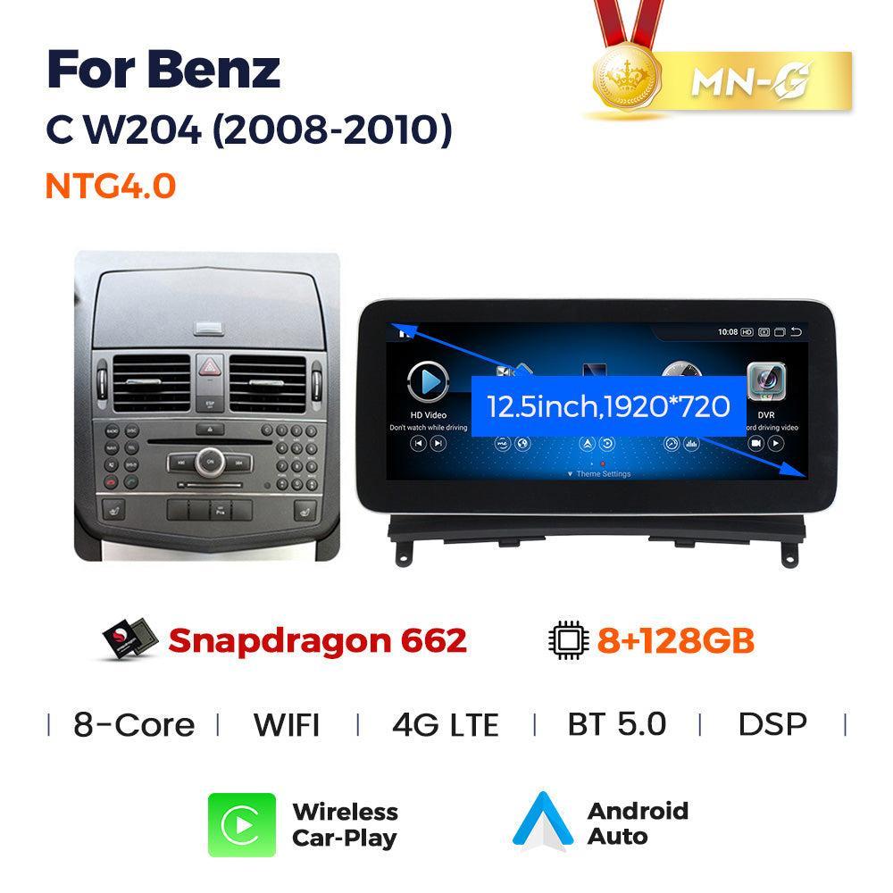 Apple CarPlay & Android Auto Android Screen Upgrade - Mercedes Benz C Class W204/S204