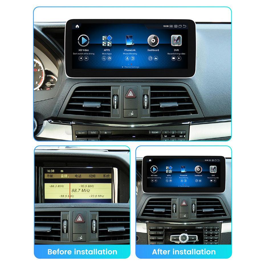 Apple CarPlay & Android Auto Android Screen Upgrade - Mercedes Benz E Class Coupe C207 A207